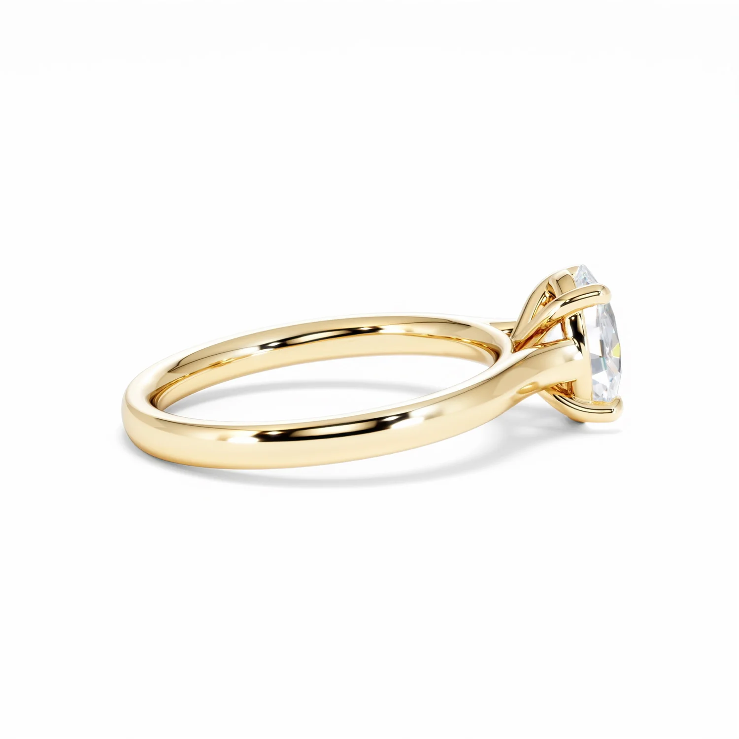 Amora Oval 1.00ct Diamond Engagement Ring G/VS1 Set in 18K Gold - Image 32