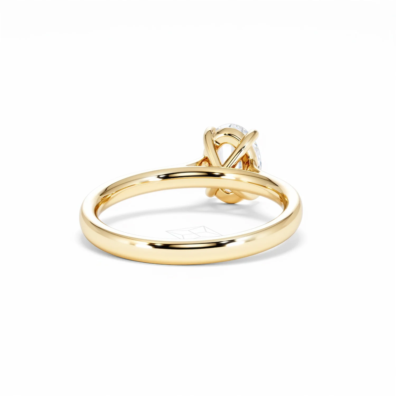 Amora Oval 1.00ct Diamond Engagement Ring G/VS1 Set in 18K Gold - Image 46