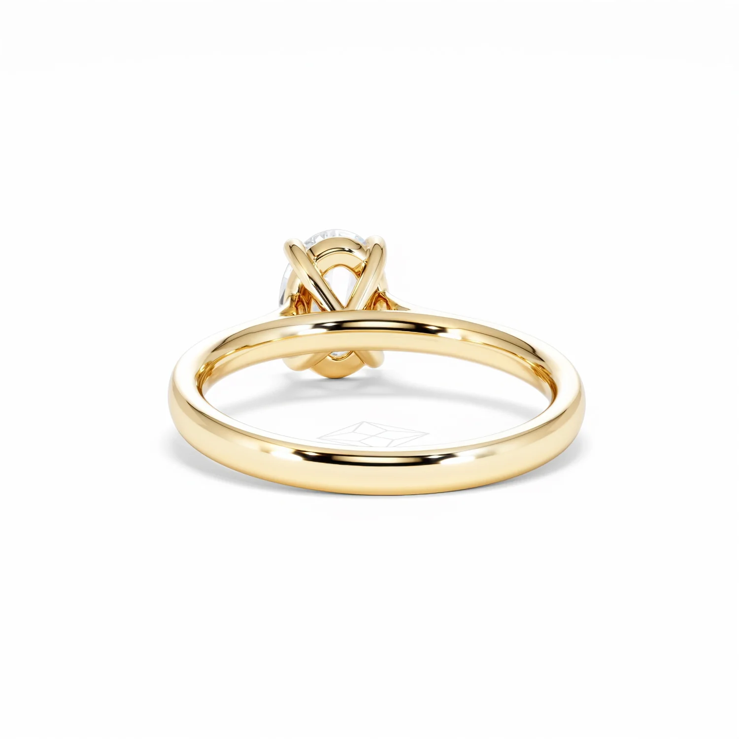 Amora Oval 1.00ct Diamond Engagement Ring G/VS1 Set in 18K Gold - Image 52