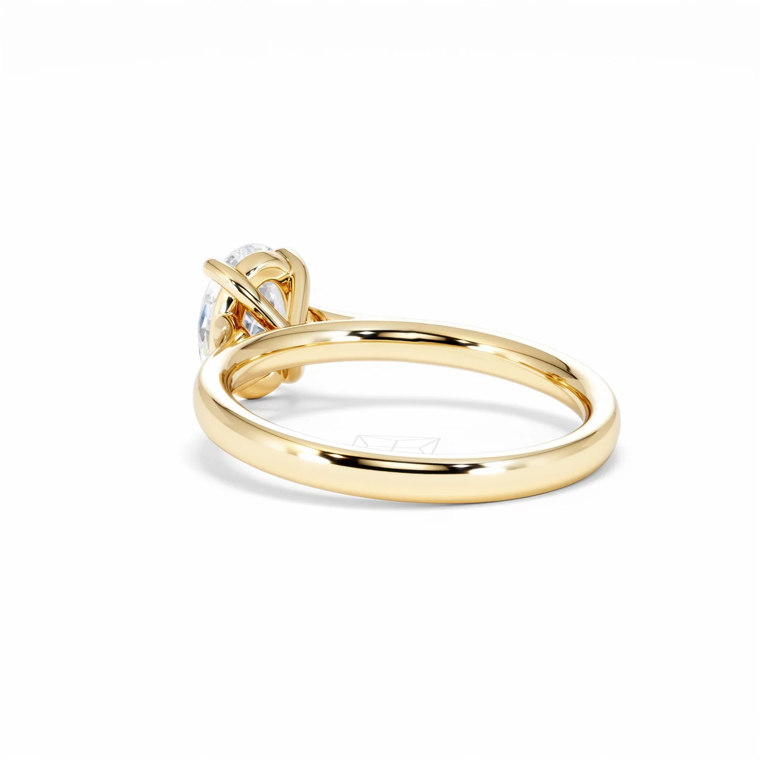 Amora Oval 1.00ct Diamond Engagement Ring G/VS1 Set in 18K Gold - Image 58