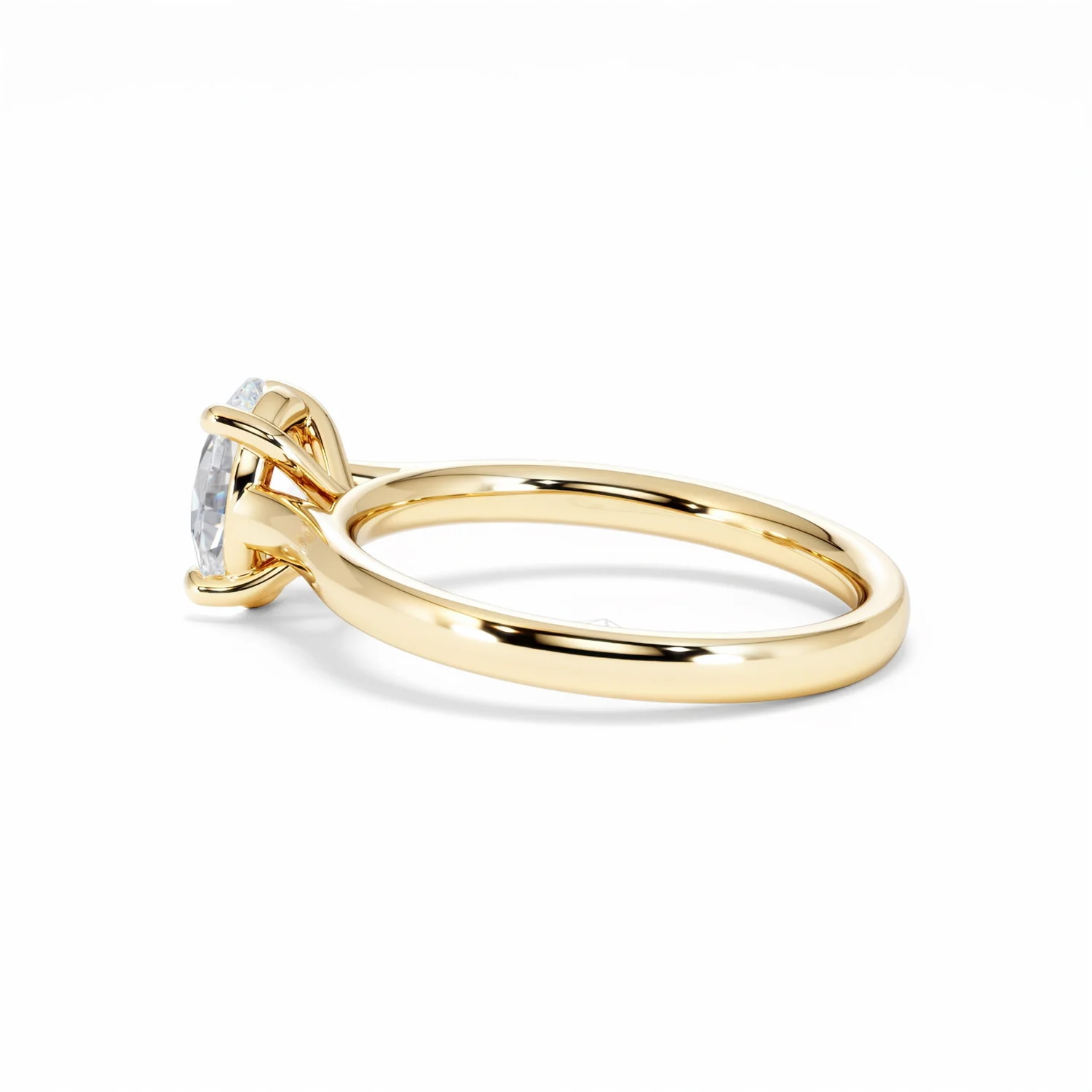 Amora Oval 1.00ct Diamond Engagement Ring G/VS1 Set in 18K Gold - Image 65