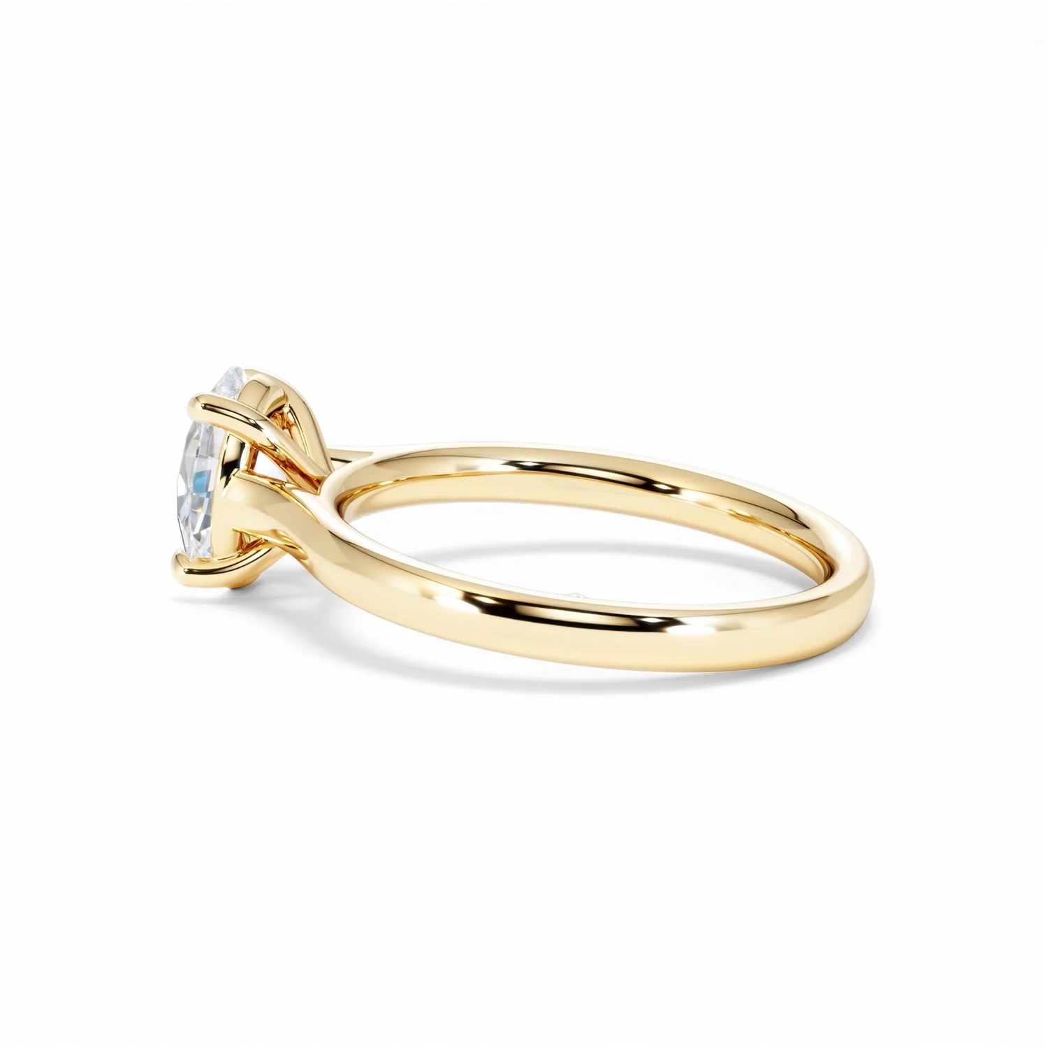 Amora Oval 1.00ct Diamond Engagement Ring G/VS1 Set in 18K Gold - Image 66