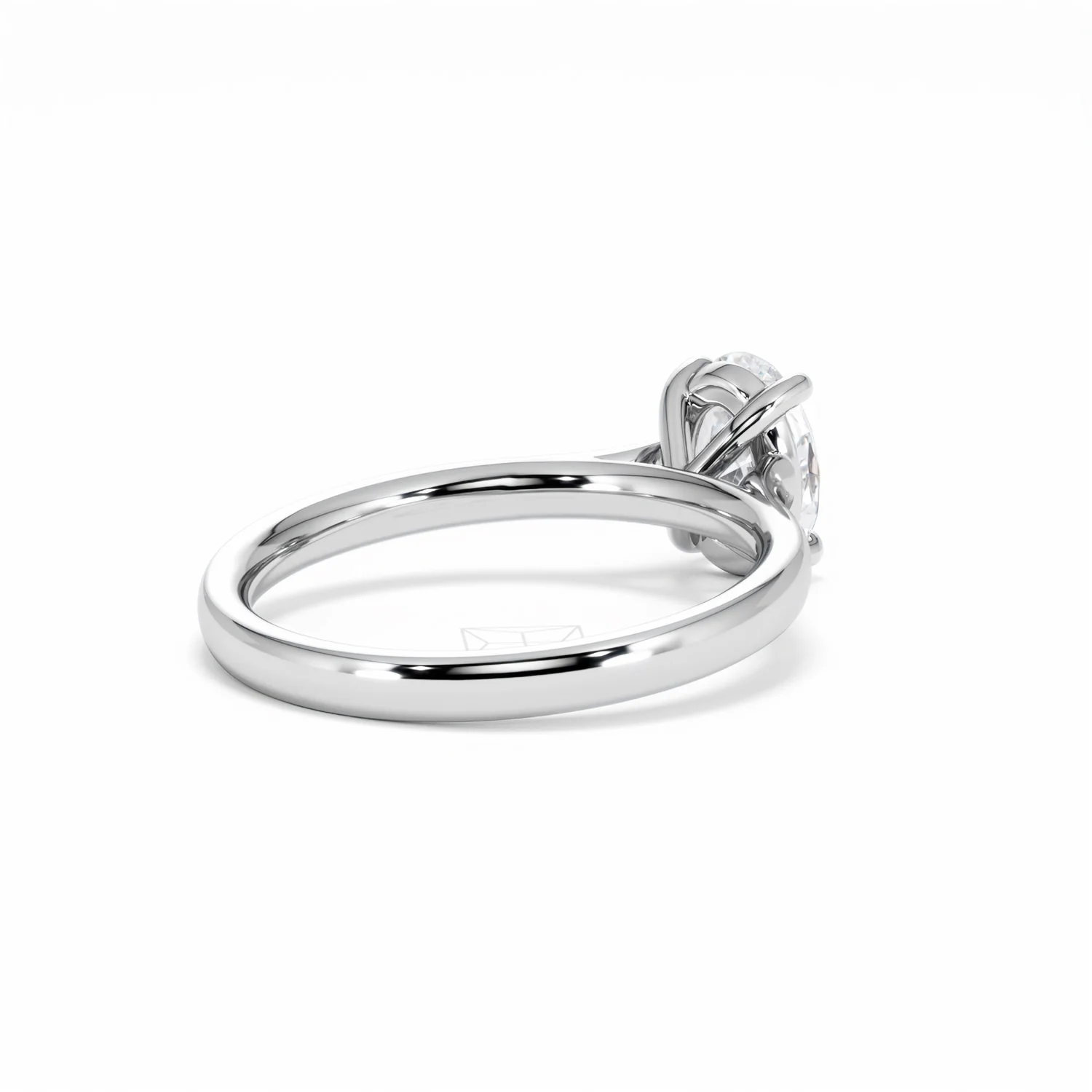 Amora Oval 1.00ct Diamond Engagement Ring G/VS1 Set in 18K White Gold - Image 41