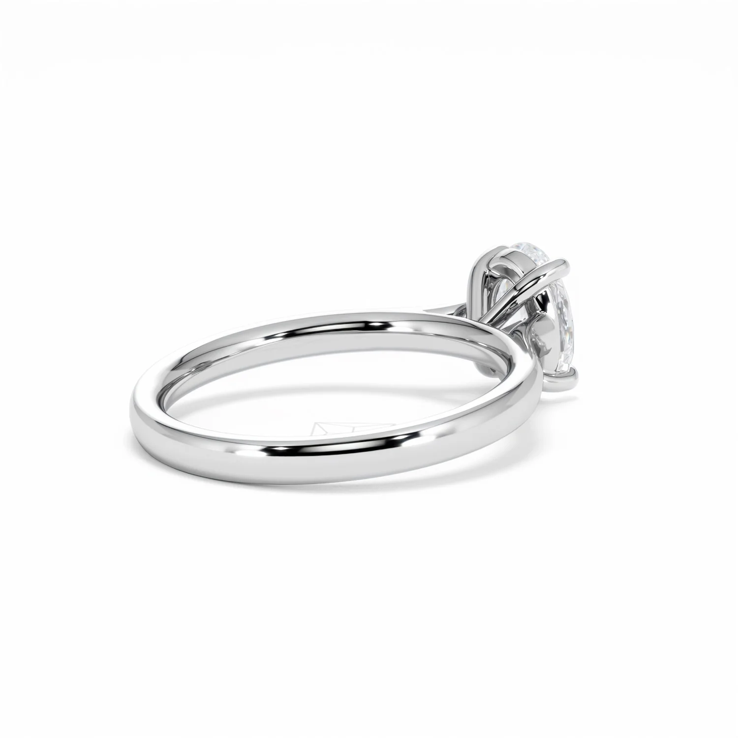 Amora Oval 1.00ct Diamond Engagement Ring G/VS1 Set in Platinum - Image 39