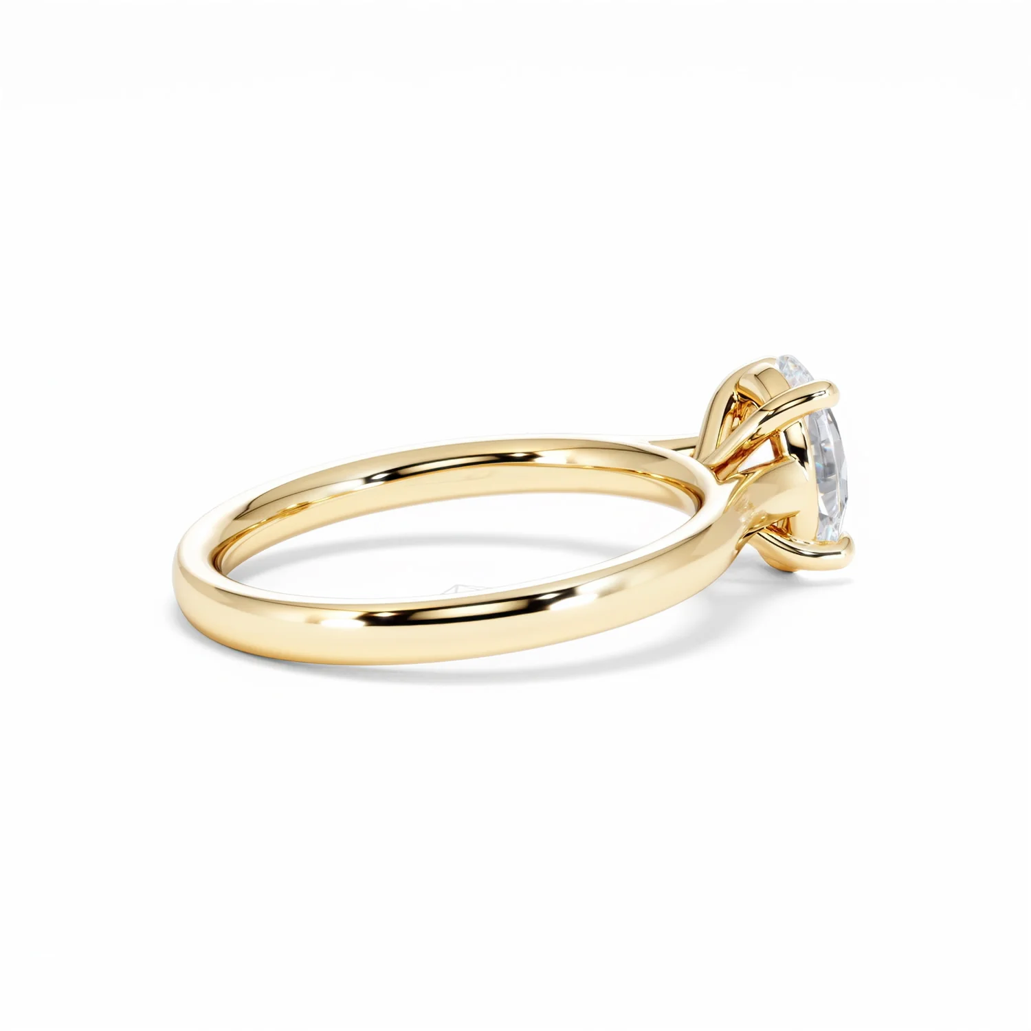 Amora Oval 1.00ct Lab Diamond Engagement Ring F/VS1 Set in 18K Gold - Image 33
