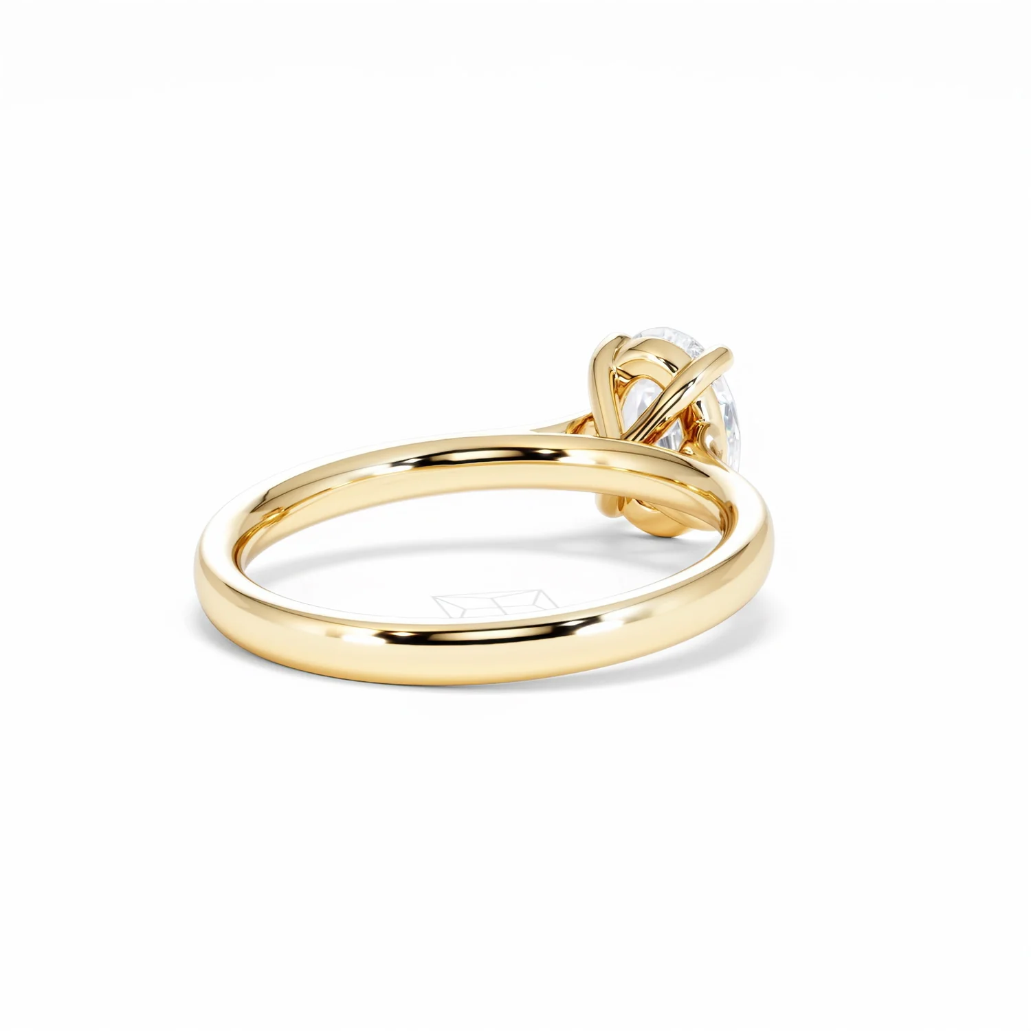 Amora Oval 1.00ct Lab Diamond Engagement Ring F/VS1 Set in 18K Gold - Image 41