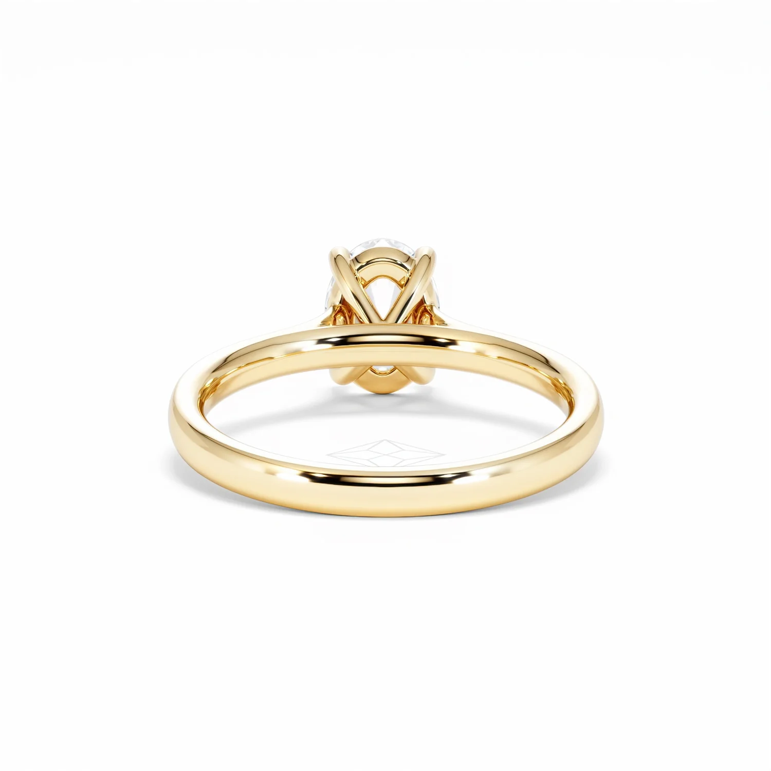 Amora Oval 1.00ct Lab Diamond Engagement Ring F/VS1 Set in 18K Gold - Image 48
