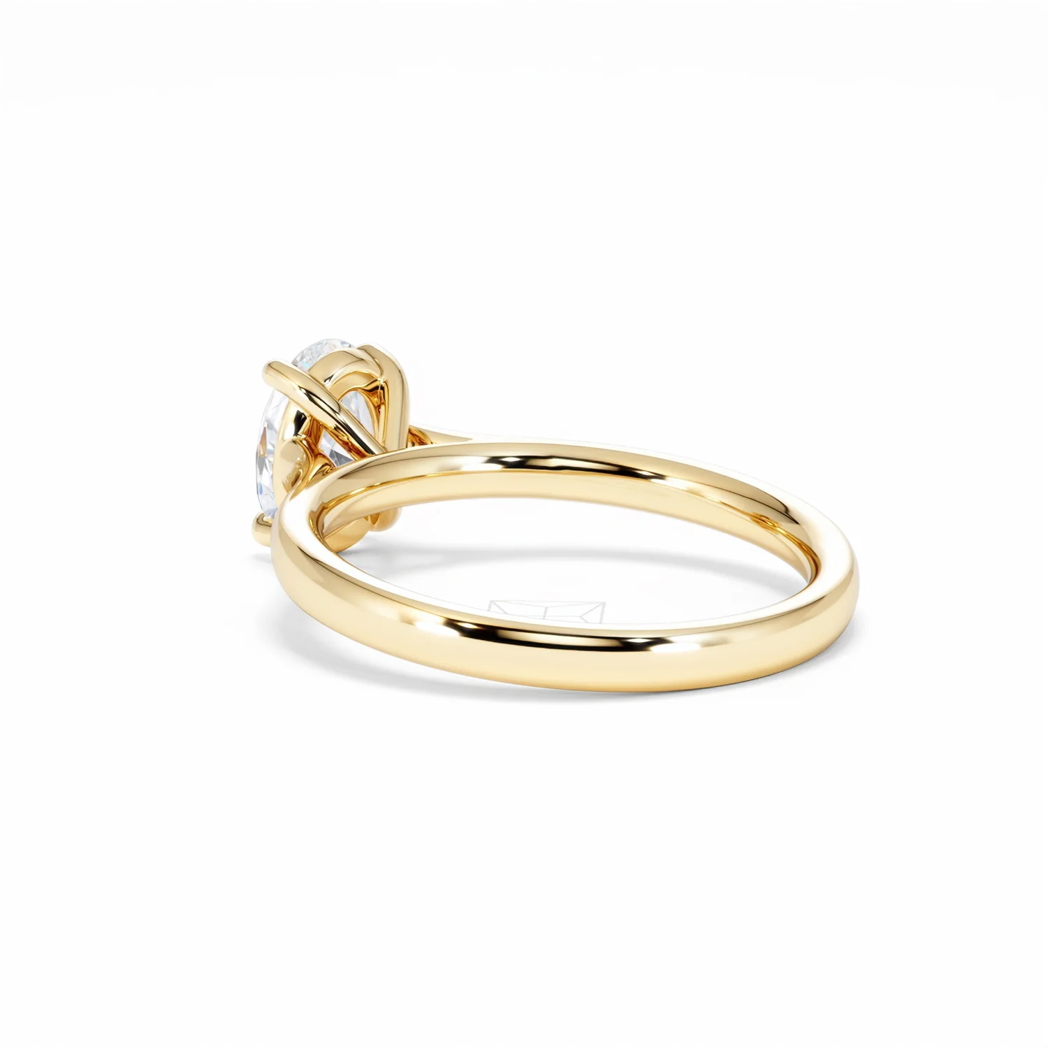 Amora Oval 1.00ct Lab Diamond Engagement Ring F/VS1 Set in 18K Gold - Image 57