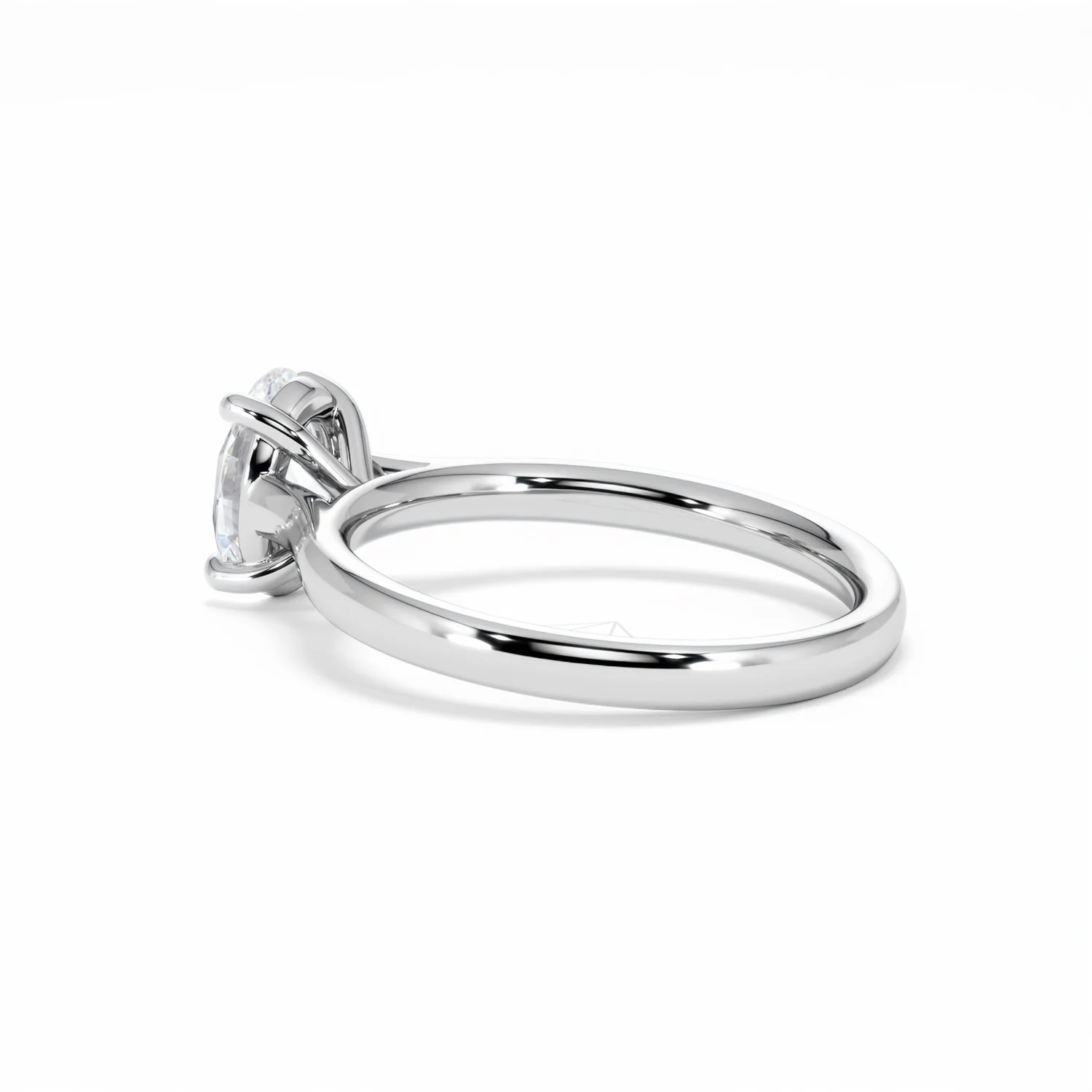 Amora Oval 1.00ct Lab Diamond Engagement Ring F/VS1 Set in 18K White Gold - Image 63