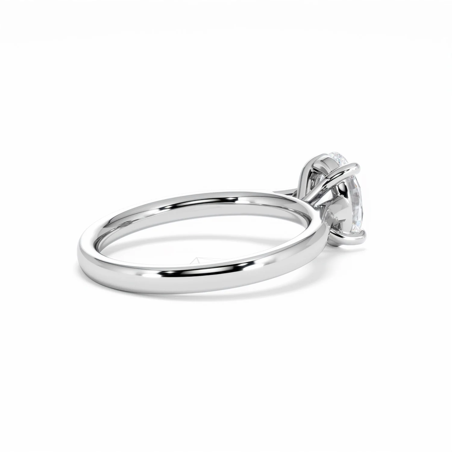 Amora Oval 1.00ct Lab Diamond Engagement Ring F/VS1 Set in Platinum - Image 37