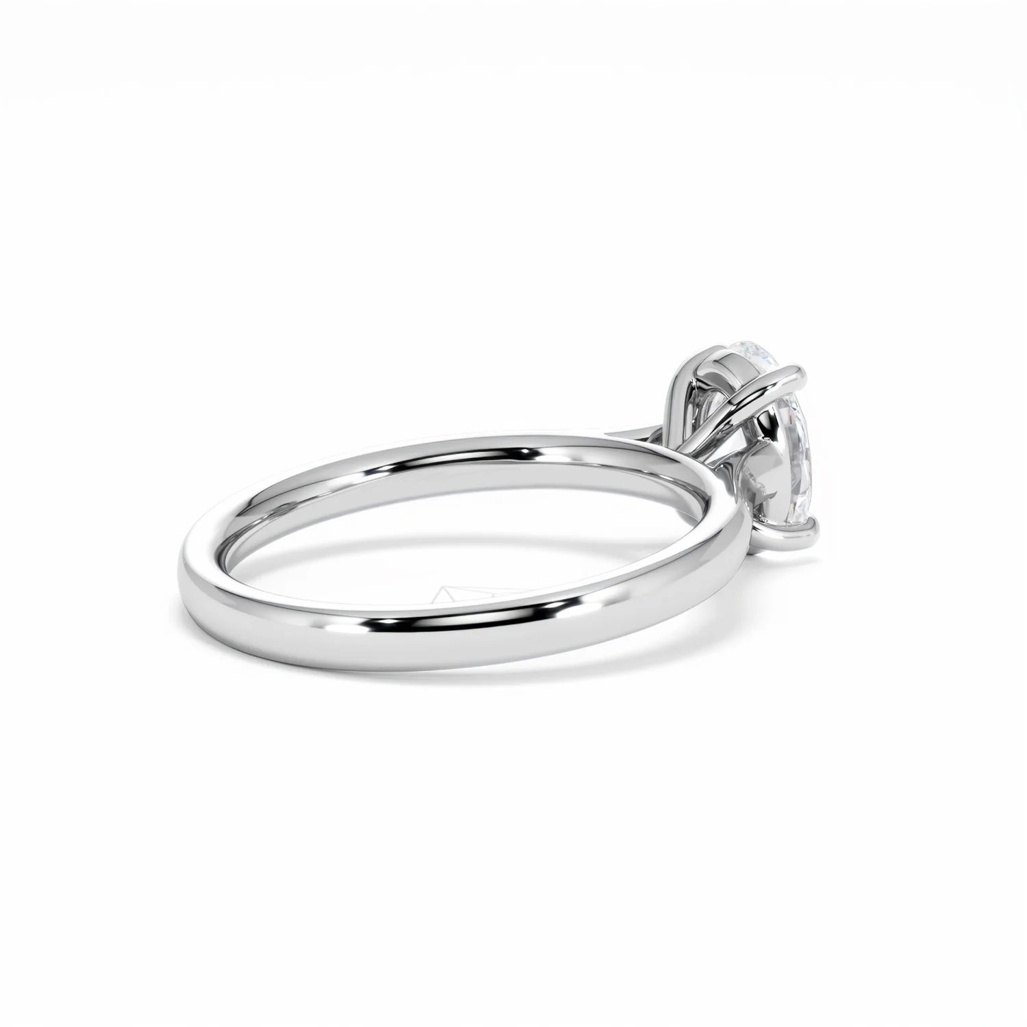 Amora Oval 1.00ct Lab Diamond Engagement Ring F/VS1 Set in Platinum - Image 38