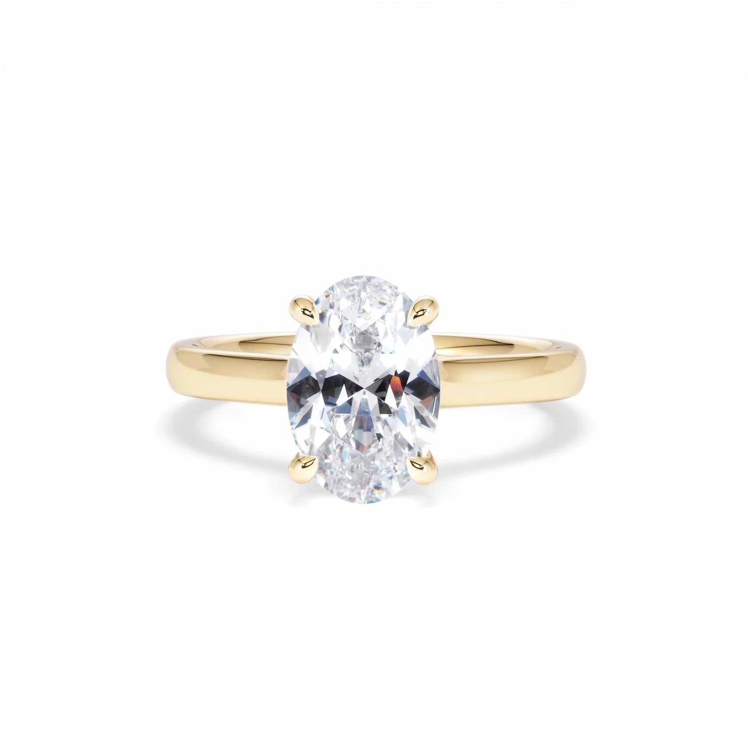 Amora Oval 2.00ct Hidden Halo Lab Diamond Engagement Ring F/VS1 Set in 18K Gold - Image 89