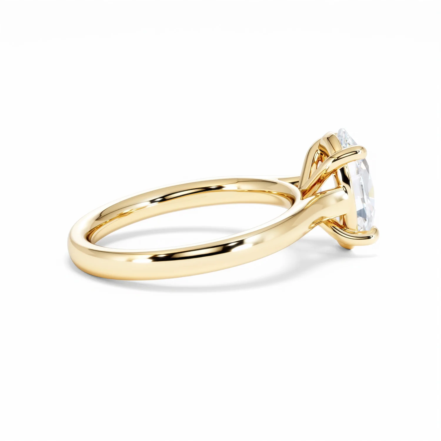 Amora Oval 2.00ct Lab Diamond Engagement Ring F/VS1 Set in 18K Gold - Image 33