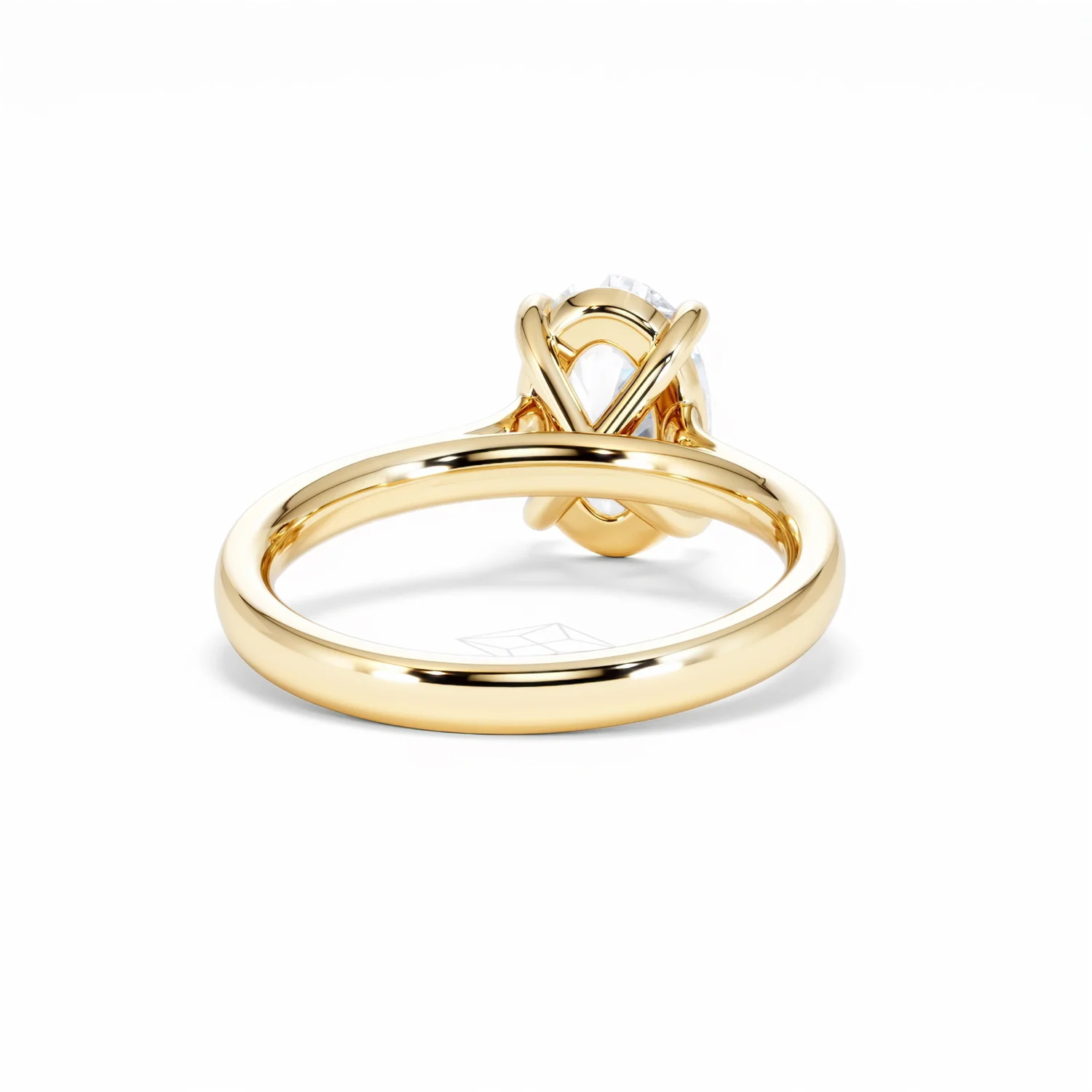 Amora Oval 2.00ct Lab Diamond Engagement Ring F/VS1 Set in 18K Gold - Image 47