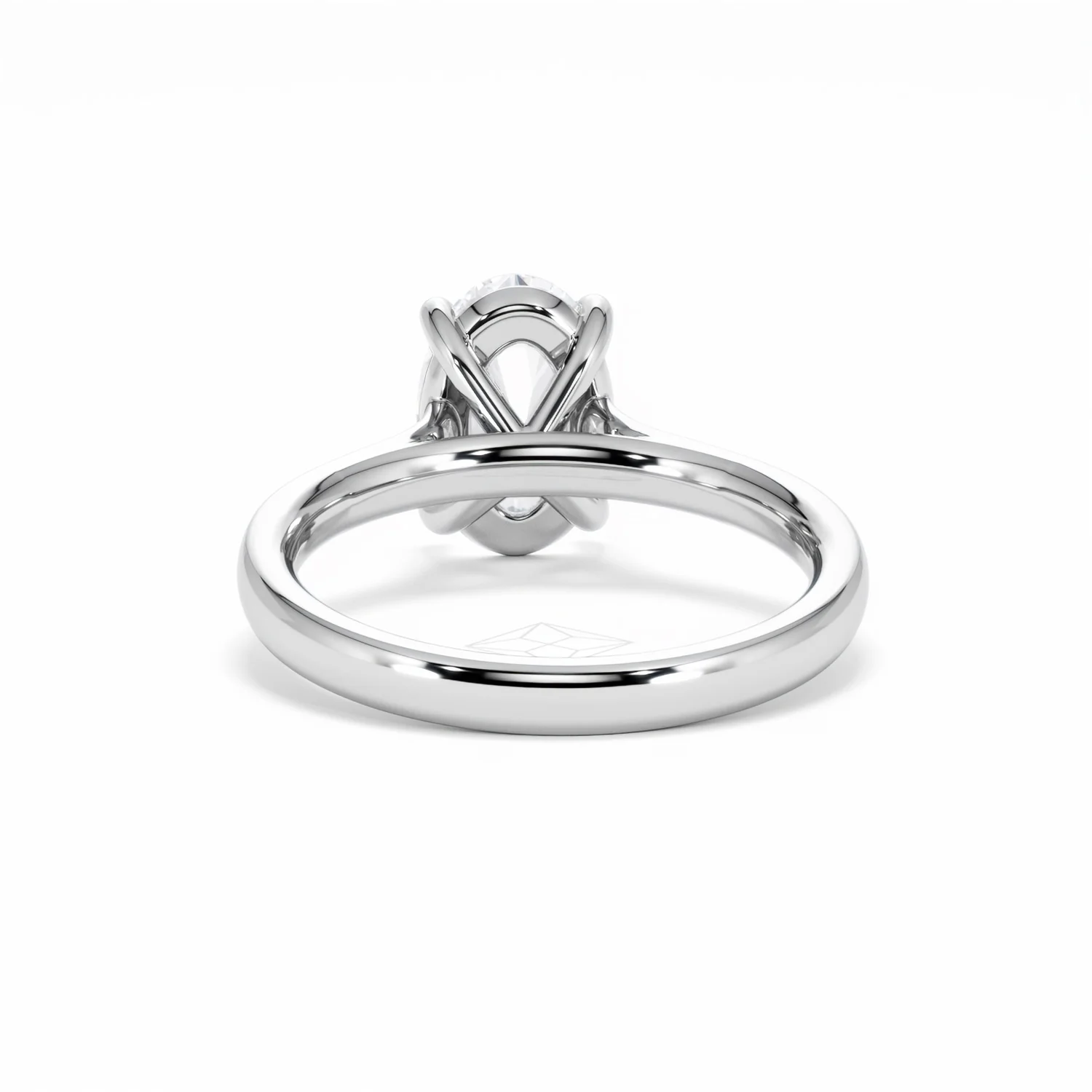 Amora Oval 2.00ct Lab Diamond Engagement Ring F/VS1 Set in 18K White Gold - Image 51