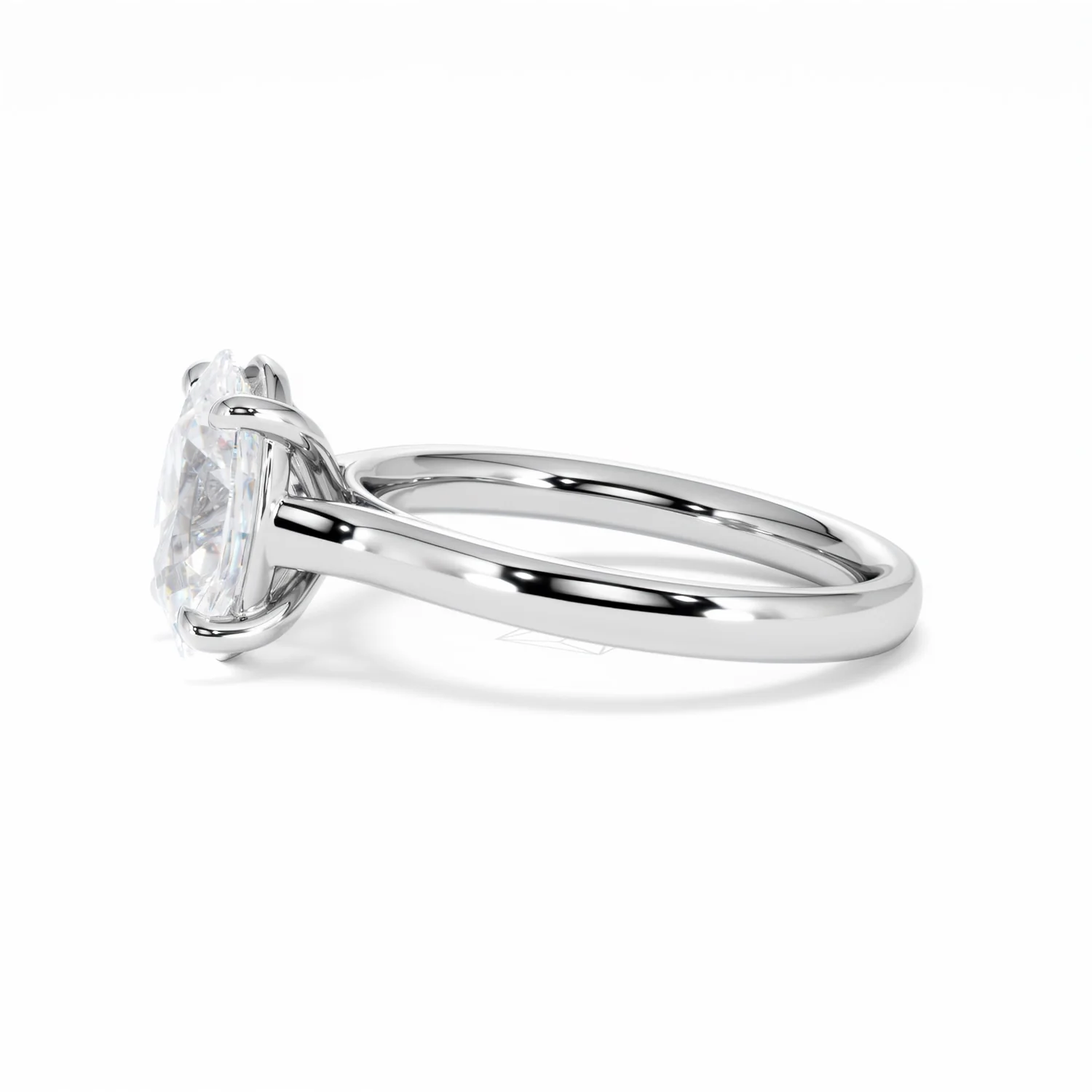 Amora Oval 2.00ct Lab Diamond Engagement Ring F/VS1 Set in 18K White Gold - Image 73