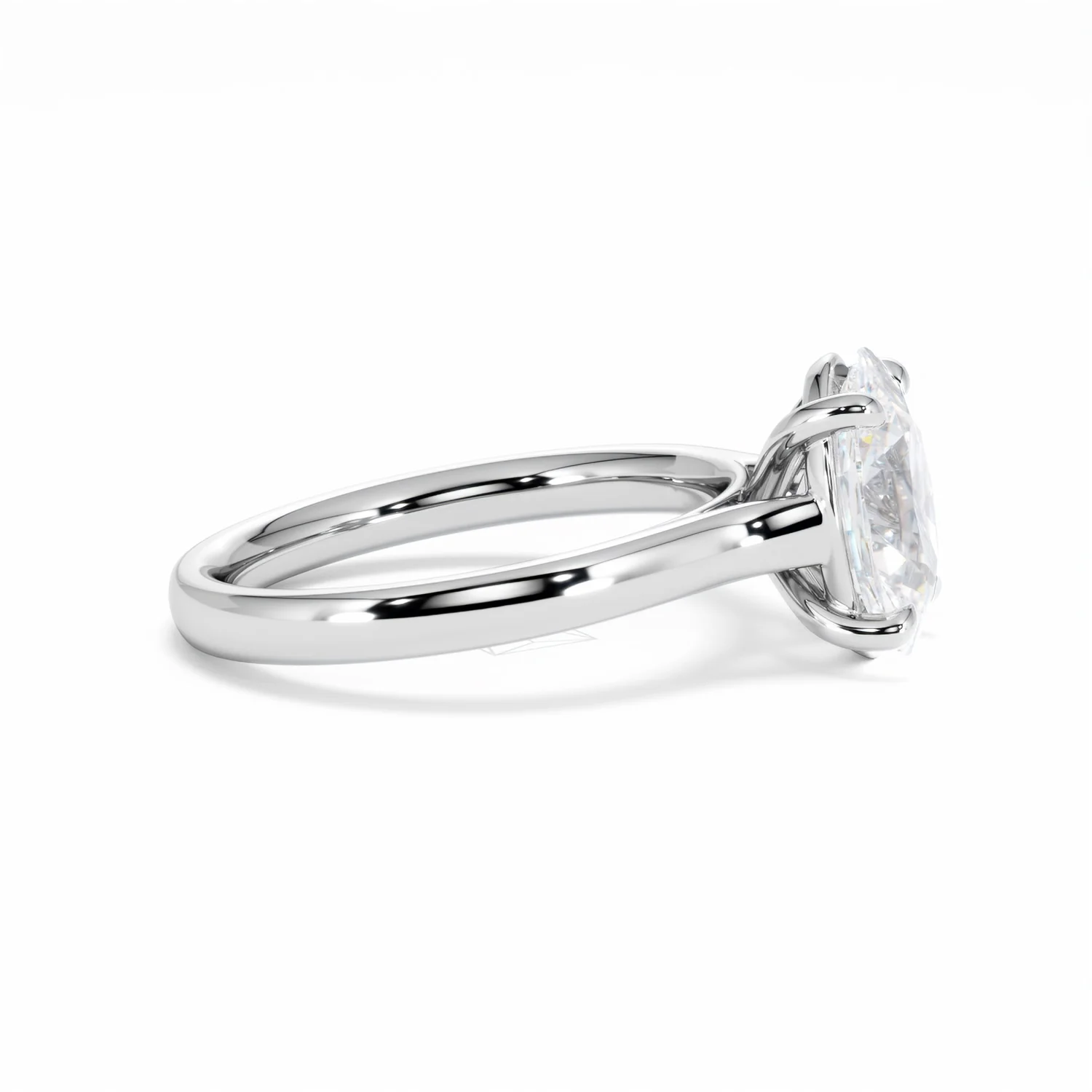 Amora Oval 2.00ct Lab Diamond Engagement Ring F/VS1 Set in Platinum - Image 27