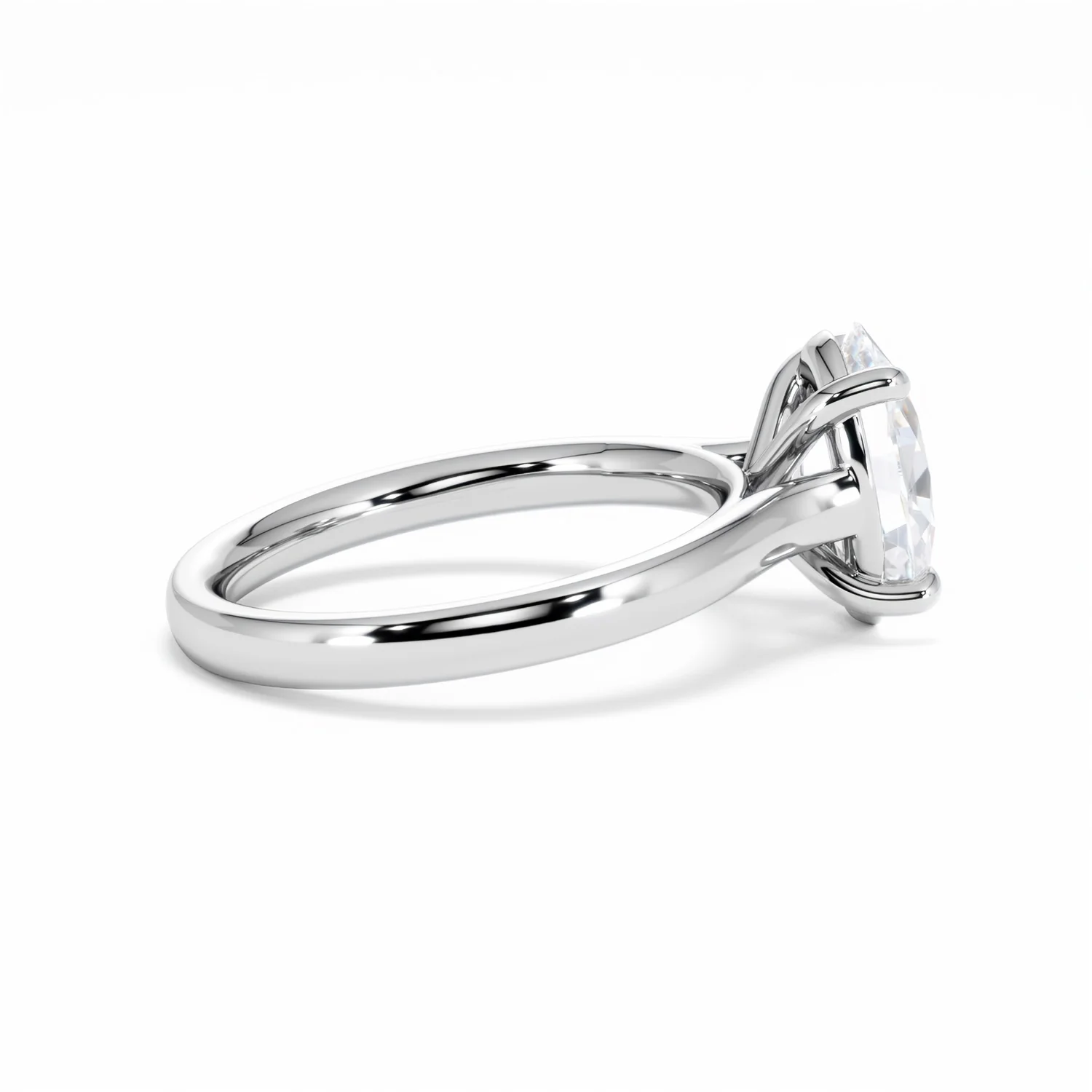 Amora Oval 2.00ct Lab Diamond Engagement Ring F/VS1 Set in Platinum - Image 32