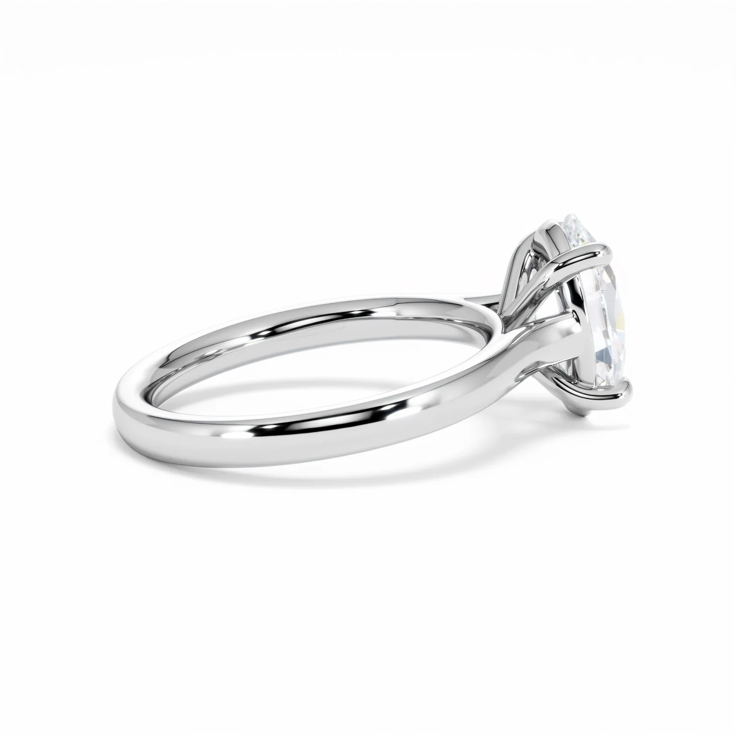 Amora Oval 2.00ct Lab Diamond Engagement Ring F/VS1 Set in Platinum - Image 33