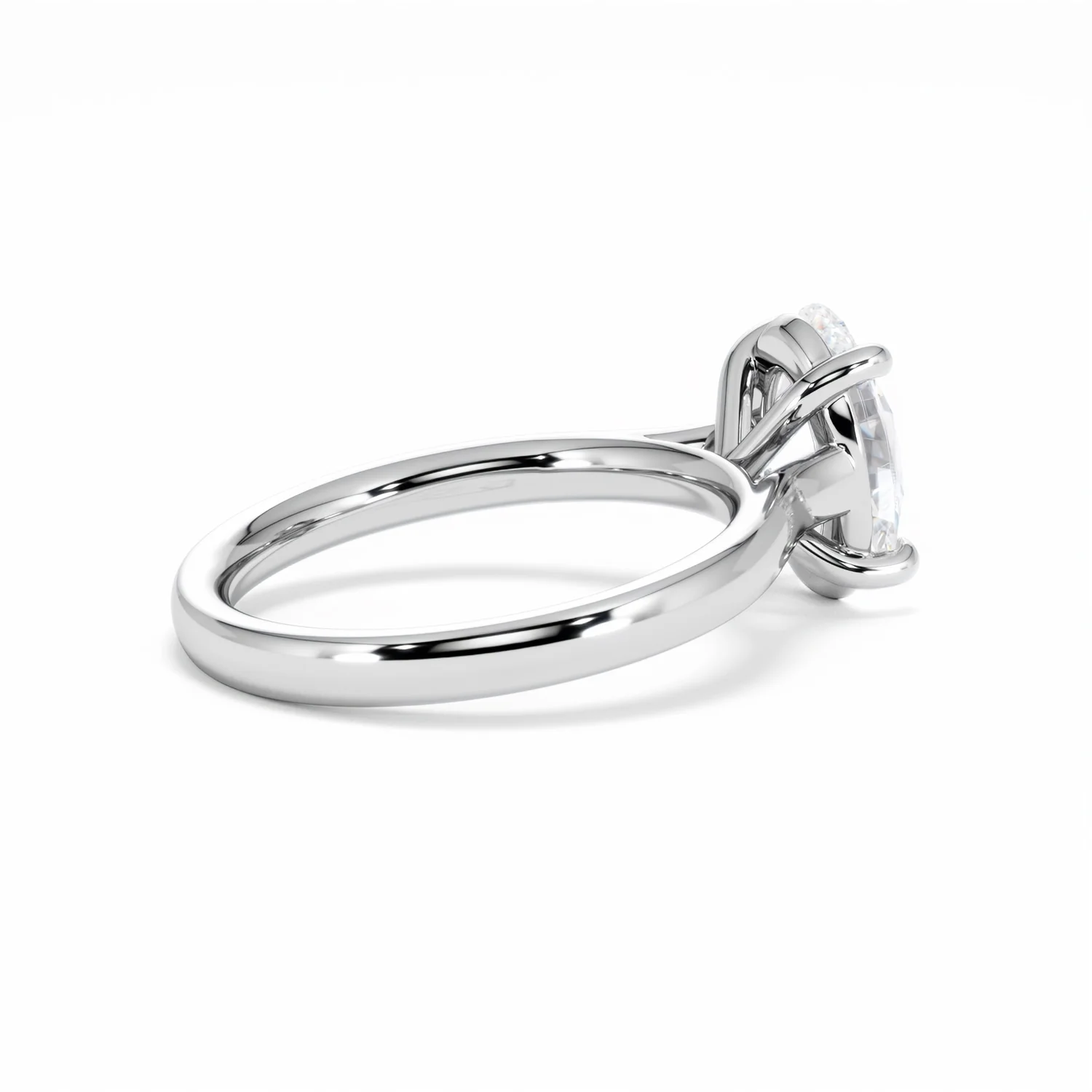 Amora Oval 2.00ct Lab Diamond Engagement Ring F/VS1 Set in Platinum - Image 36