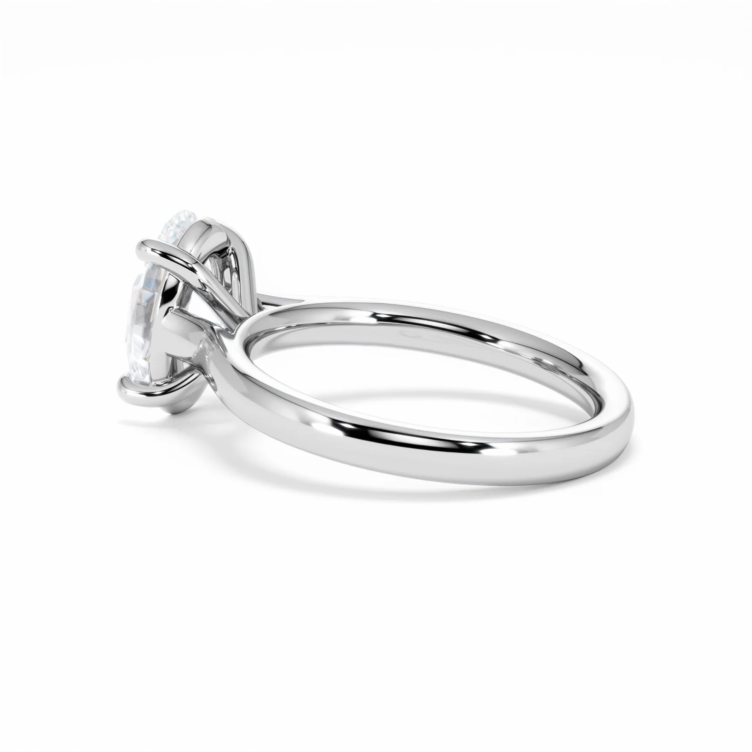 Amora Oval 2.00ct Lab Diamond Engagement Ring F/VS1 Set in Platinum - Image 64