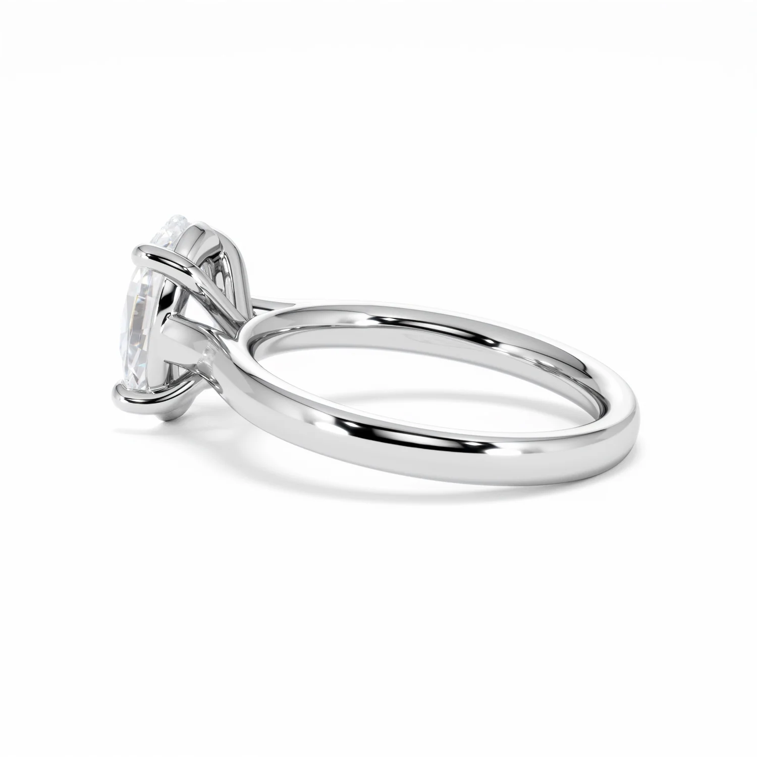 Amora Oval 2.00ct Lab Diamond Engagement Ring F/VS1 Set in Platinum - Image 65