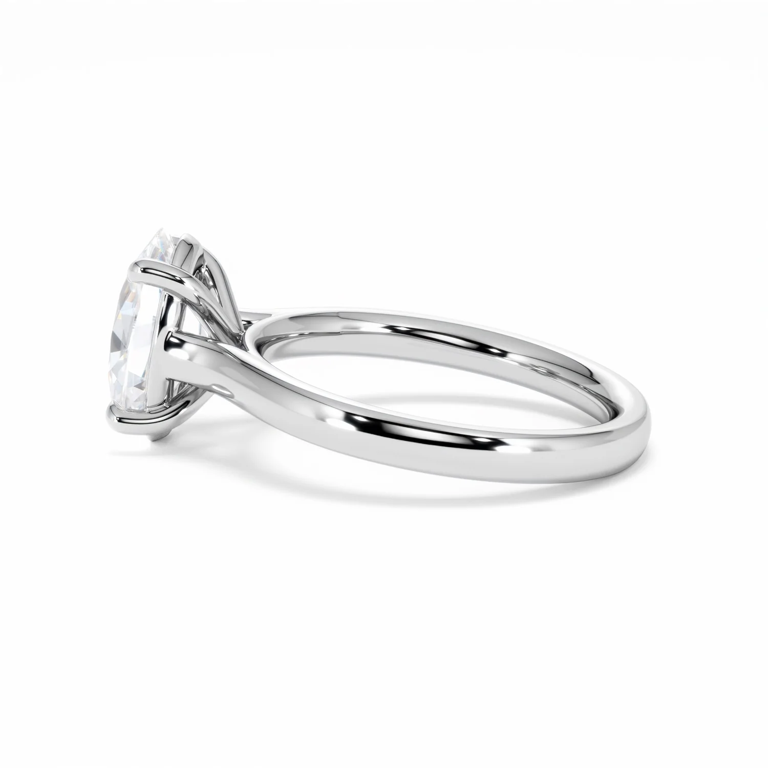 Amora Oval 2.00ct Lab Diamond Engagement Ring F/VS1 Set in Platinum - Image 68