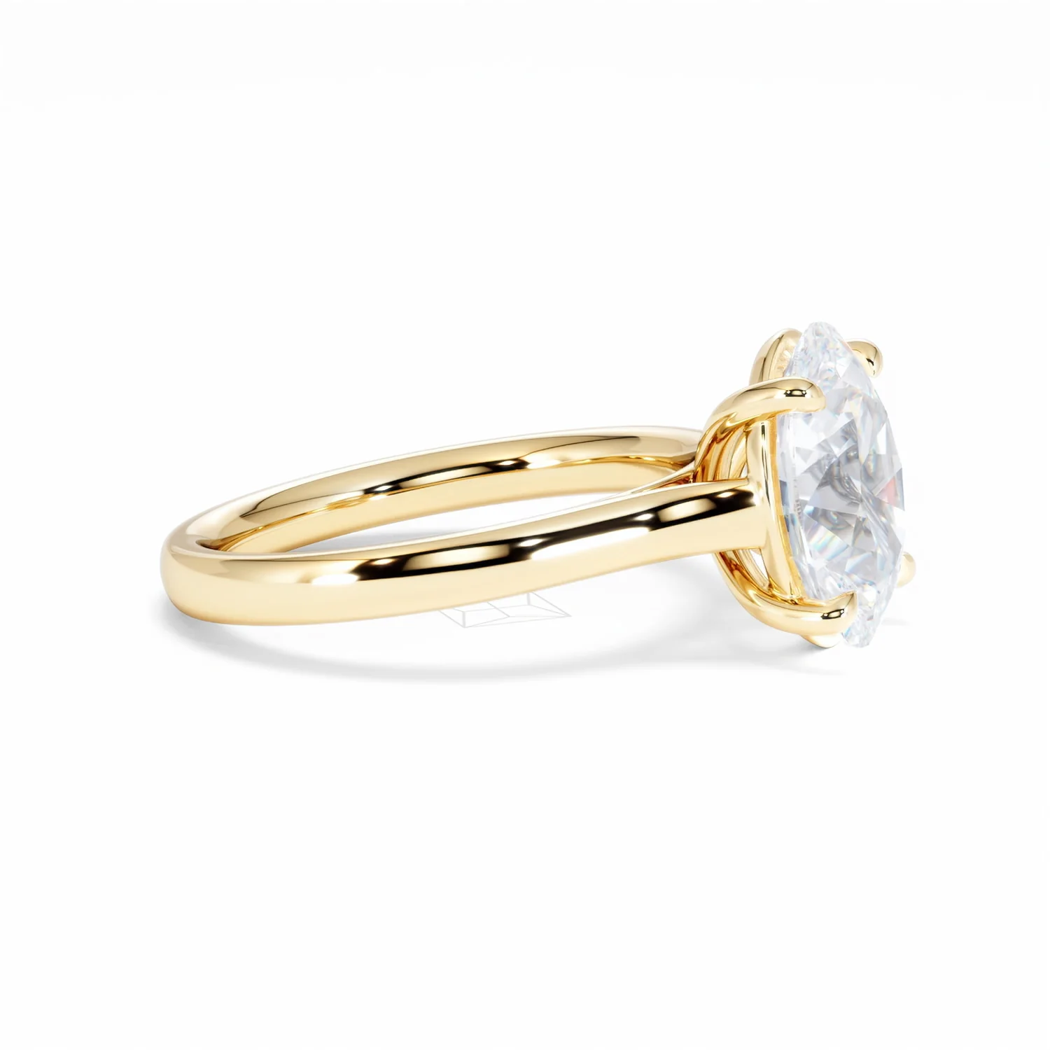 Amora Oval 3.00ct Lab Diamond Engagement Ring G/VS1 Set in 18K Gold - Image 25