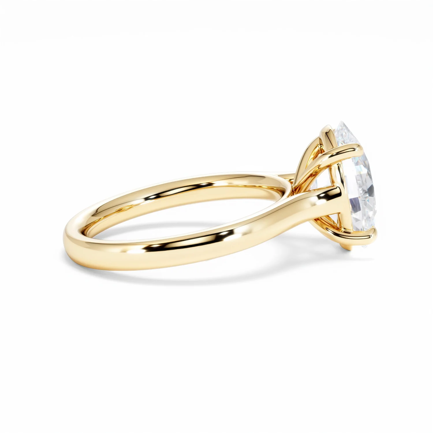 Amora Oval 3.00ct Lab Diamond Engagement Ring G/VS1 Set in 18K Gold - Image 31