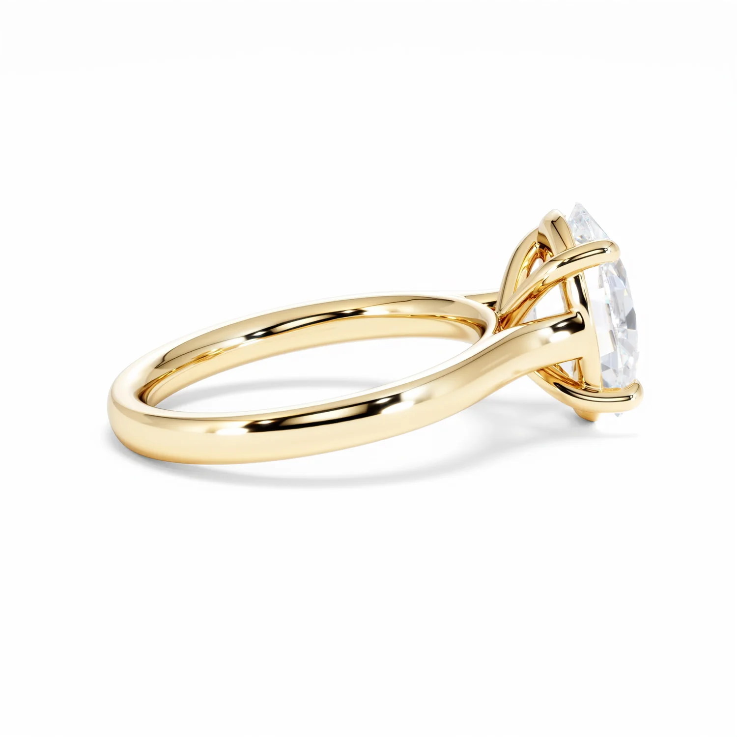 Amora Oval 3.00ct Lab Diamond Engagement Ring G/VS1 Set in 18K Gold - Image 32