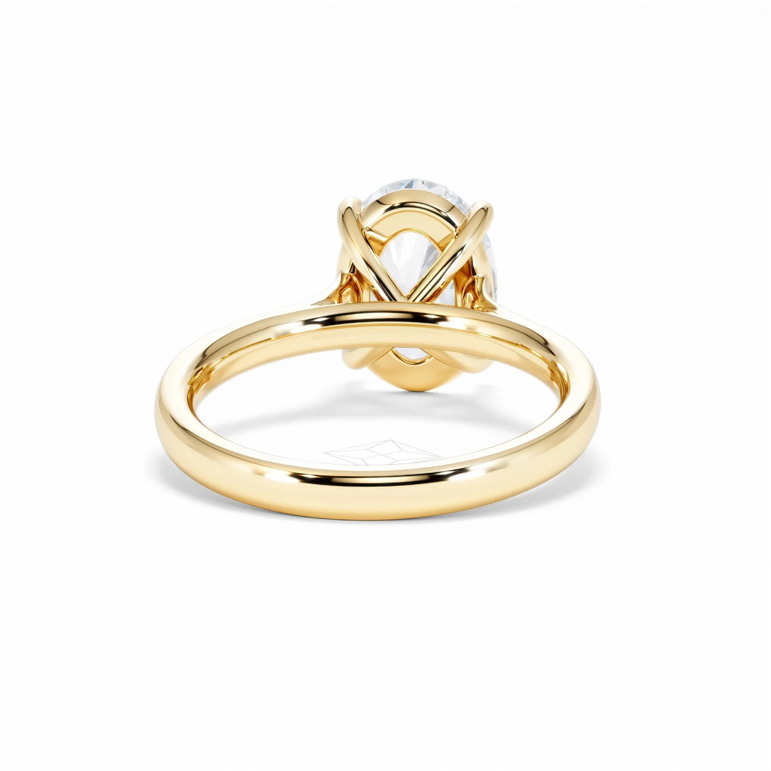 Amora Oval 3.00ct Lab Diamond Engagement Ring G/VS1 Set in 18K Gold - Image 48