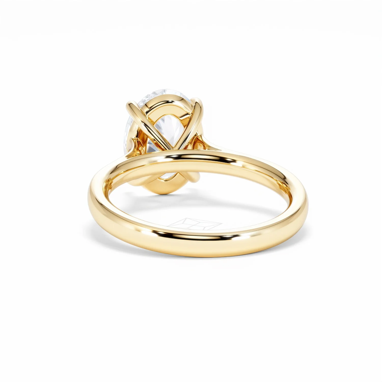 Amora Oval 3.00ct Lab Diamond Engagement Ring G/VS1 Set in 18K Gold - Image 53