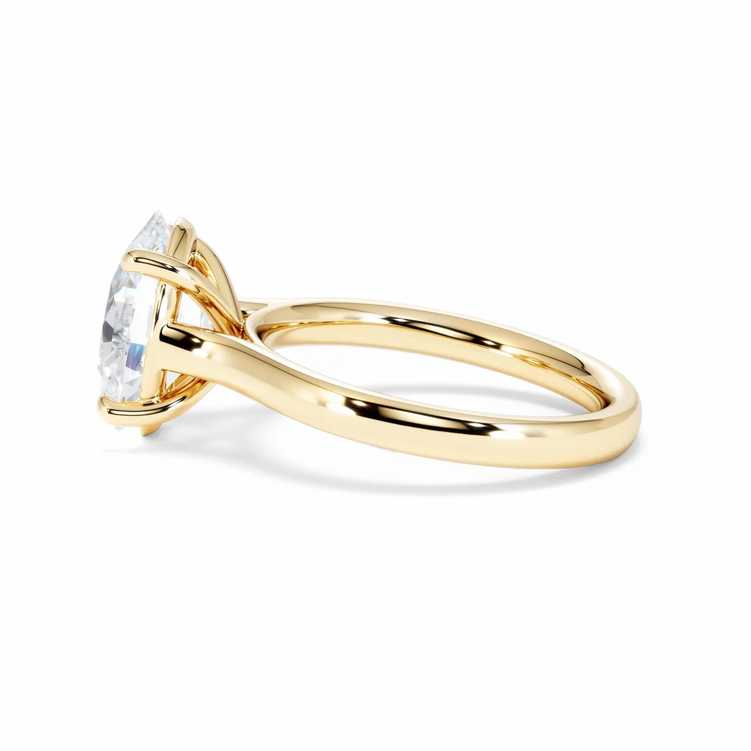 Amora Oval 3.00ct Lab Diamond Engagement Ring G/VS1 Set in 18K Gold - Image 69