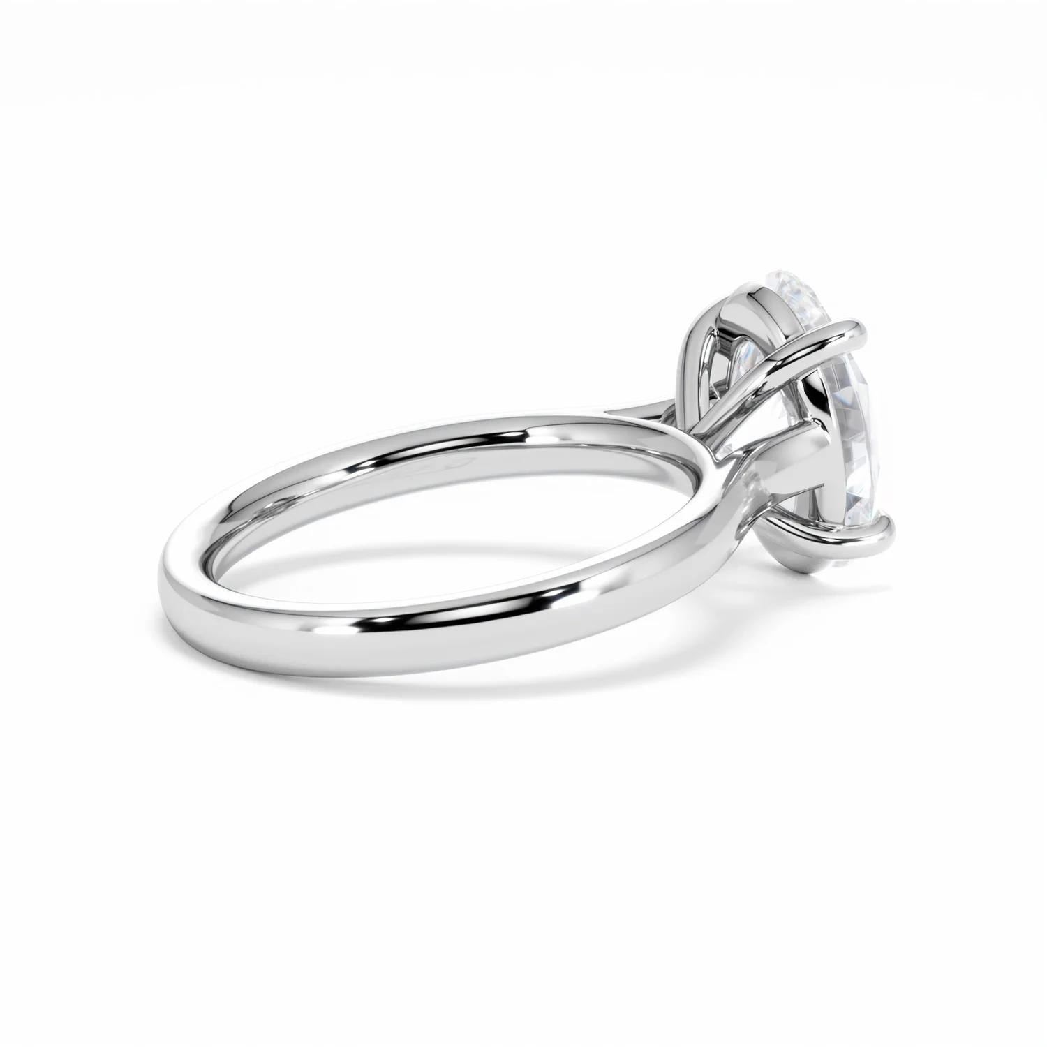 Amora Oval 3.00ct Lab Diamond Engagement Ring G/VS1 Set in 18K White Gold - Image 36
