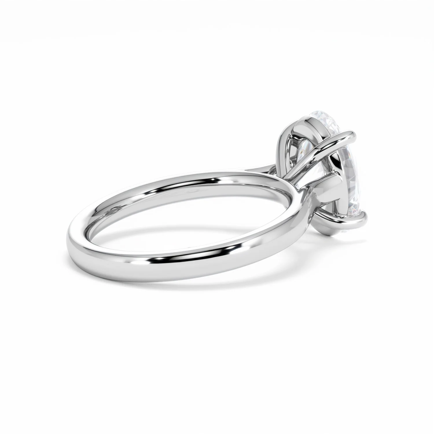 Amora Oval 3.00ct Lab Diamond Engagement Ring G/VS1 Set in 18K White Gold - Image 37