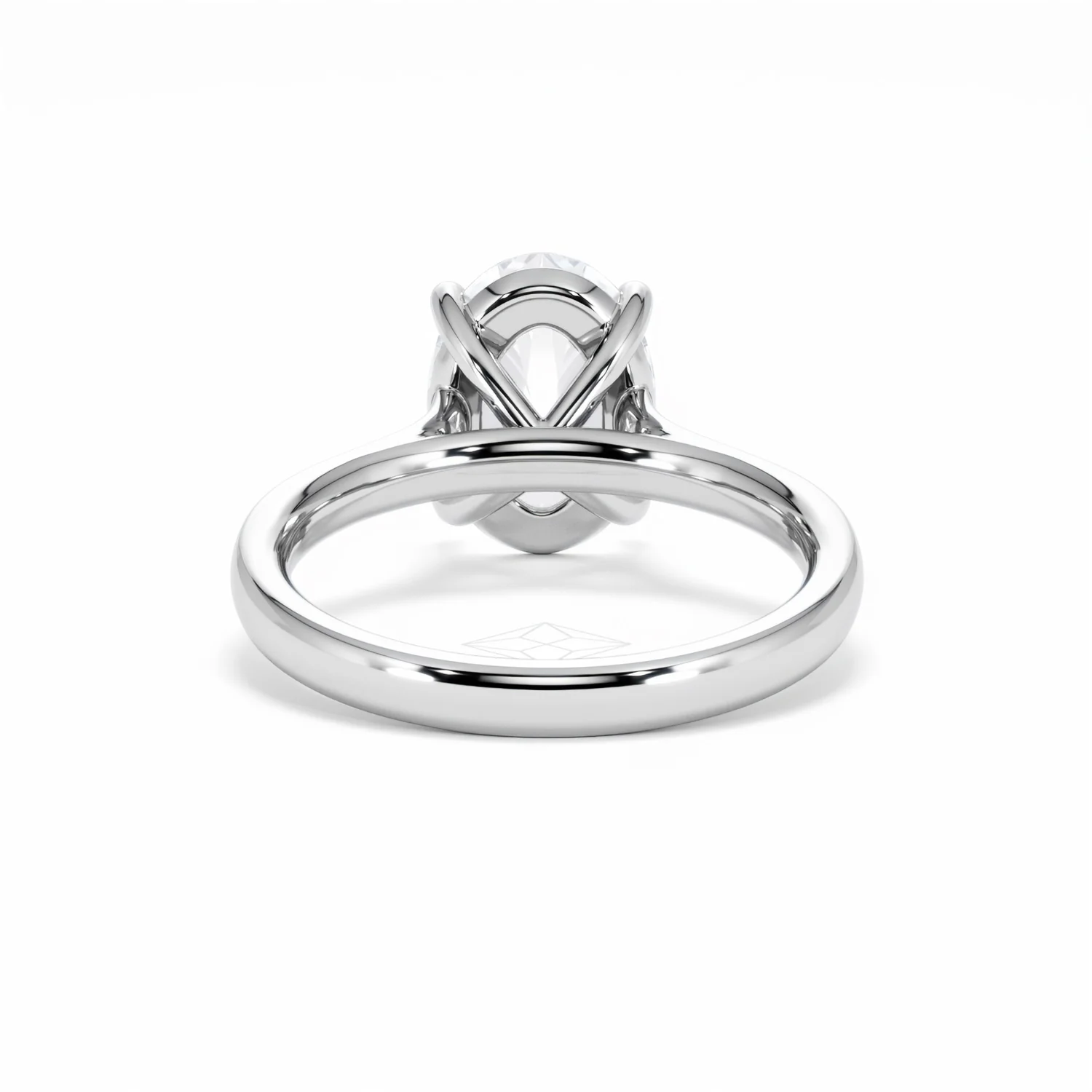 Amora Oval 3.00ct Lab Diamond Engagement Ring G/VS1 Set in 18K White Gold - Image 50