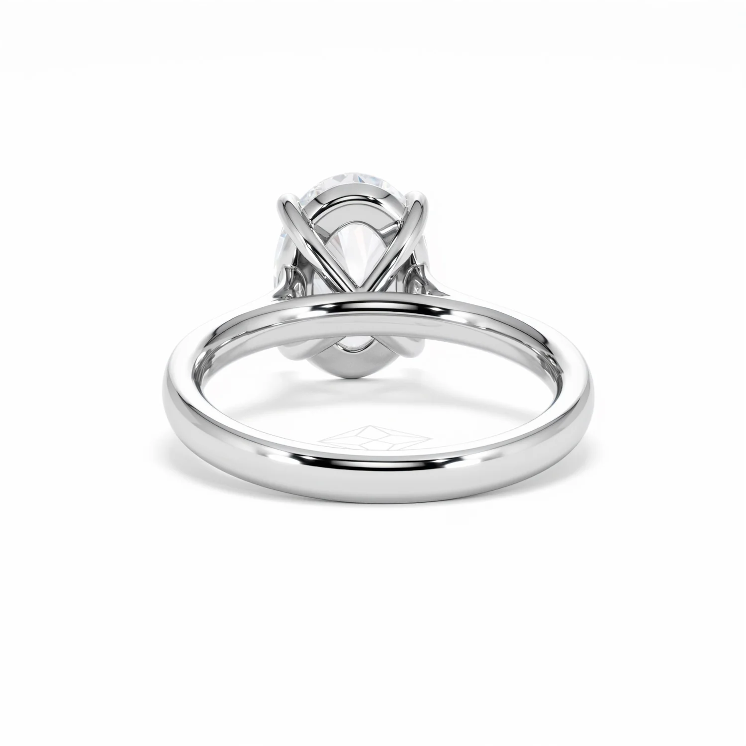 Amora Oval 3.00ct Lab Diamond Engagement Ring G/VS1 Set in 18K White Gold - Image 51
