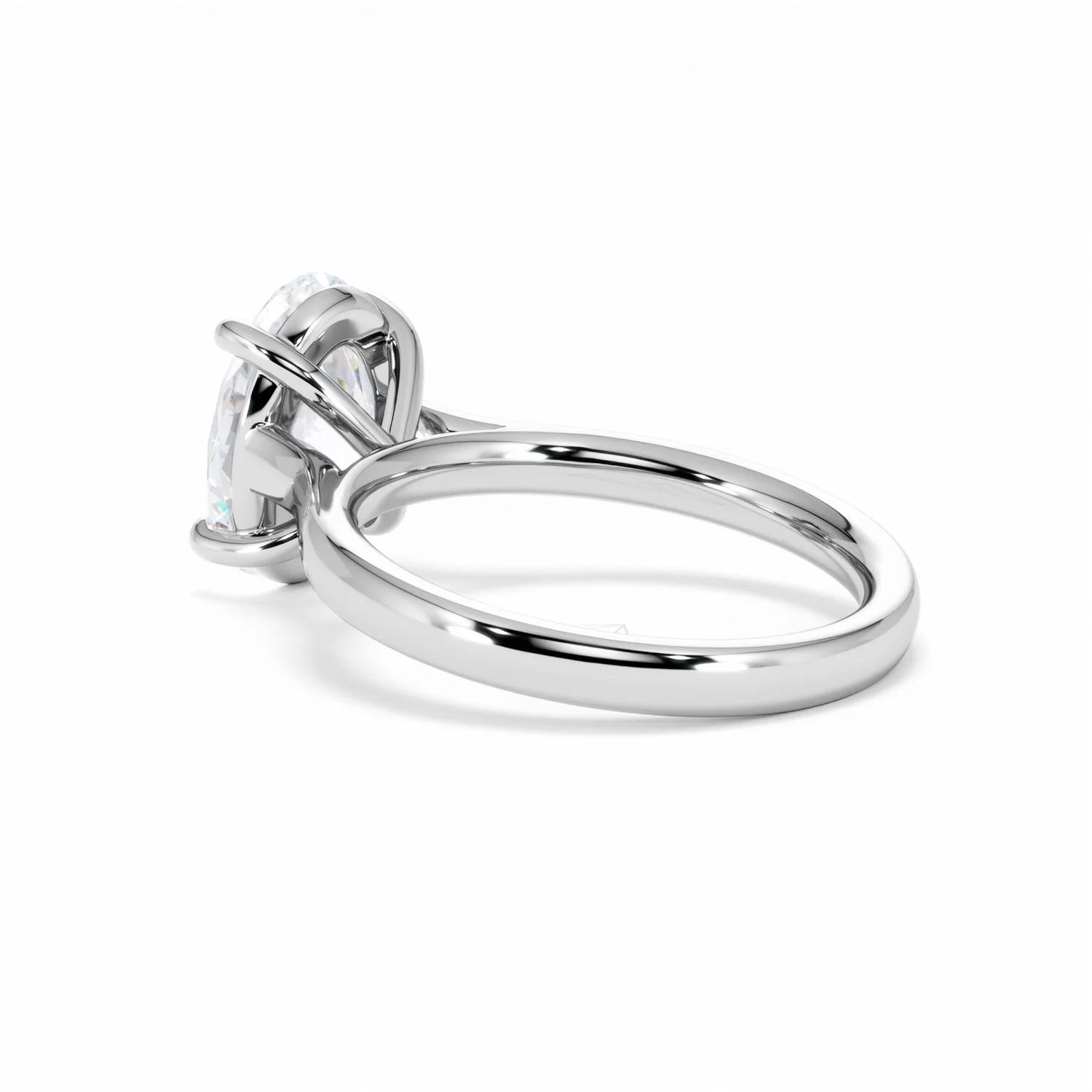 Amora Oval 3.00ct Lab Diamond Engagement Ring G/VS1 Set in 18K White Gold - Image 61