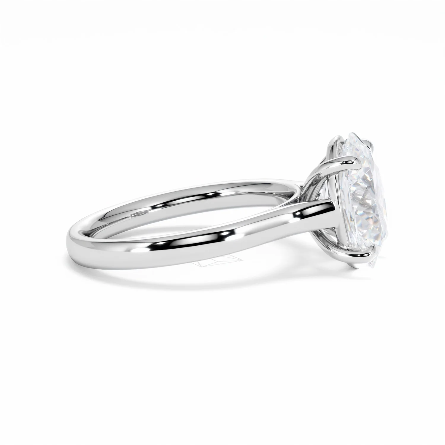 Amora Oval 3.00ct Lab Diamond Engagement Ring G/VS1 Set in Platinum - Image 27