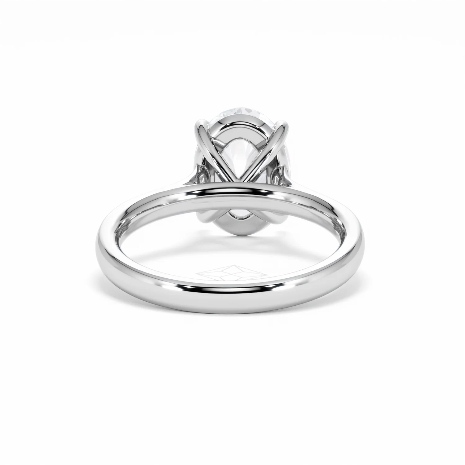 Amora Oval 3.00ct Lab Diamond Engagement Ring G/VS1 Set in Platinum - Image 49