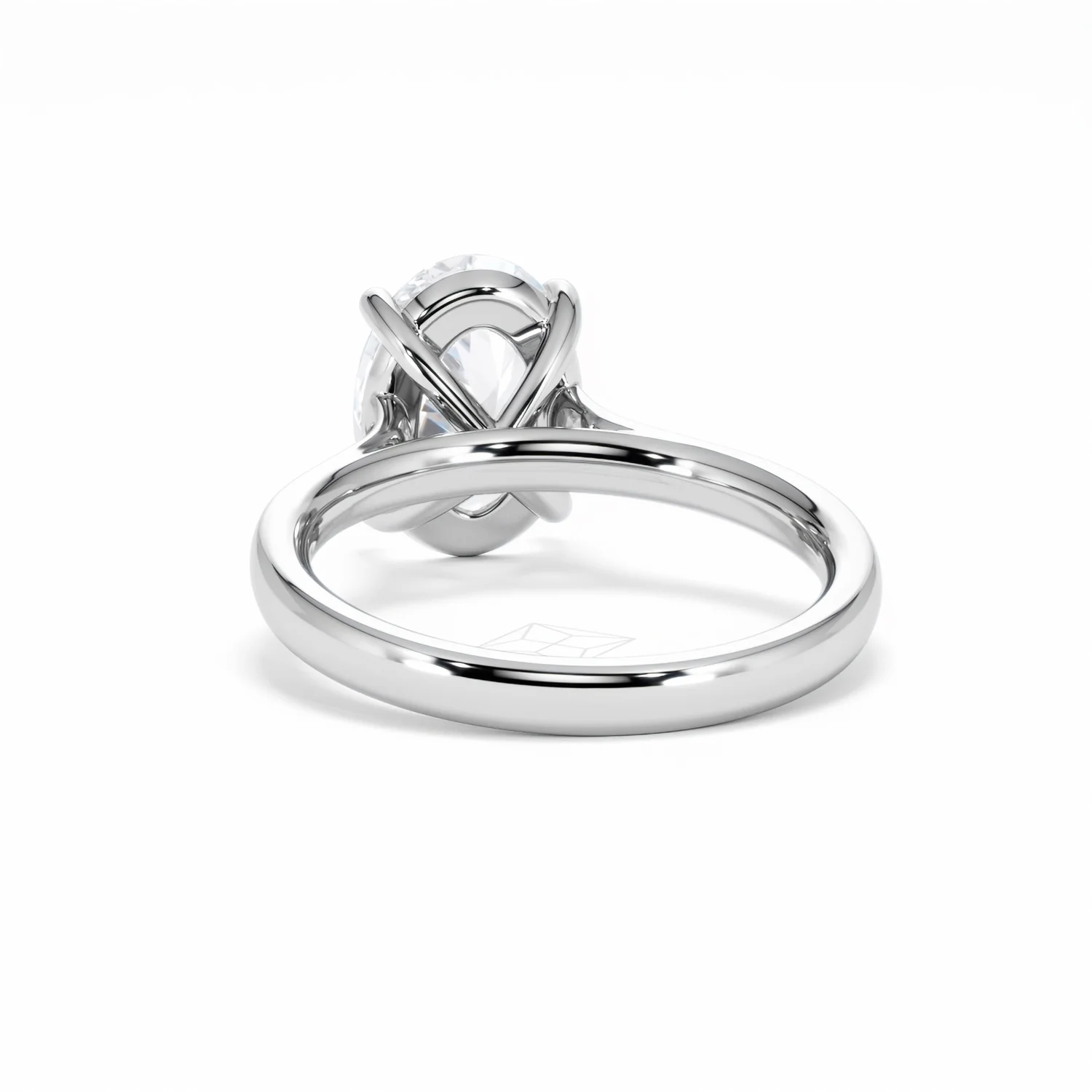 Amora Oval 3.00ct Lab Diamond Engagement Ring G/VS1 Set in Platinum - Image 53