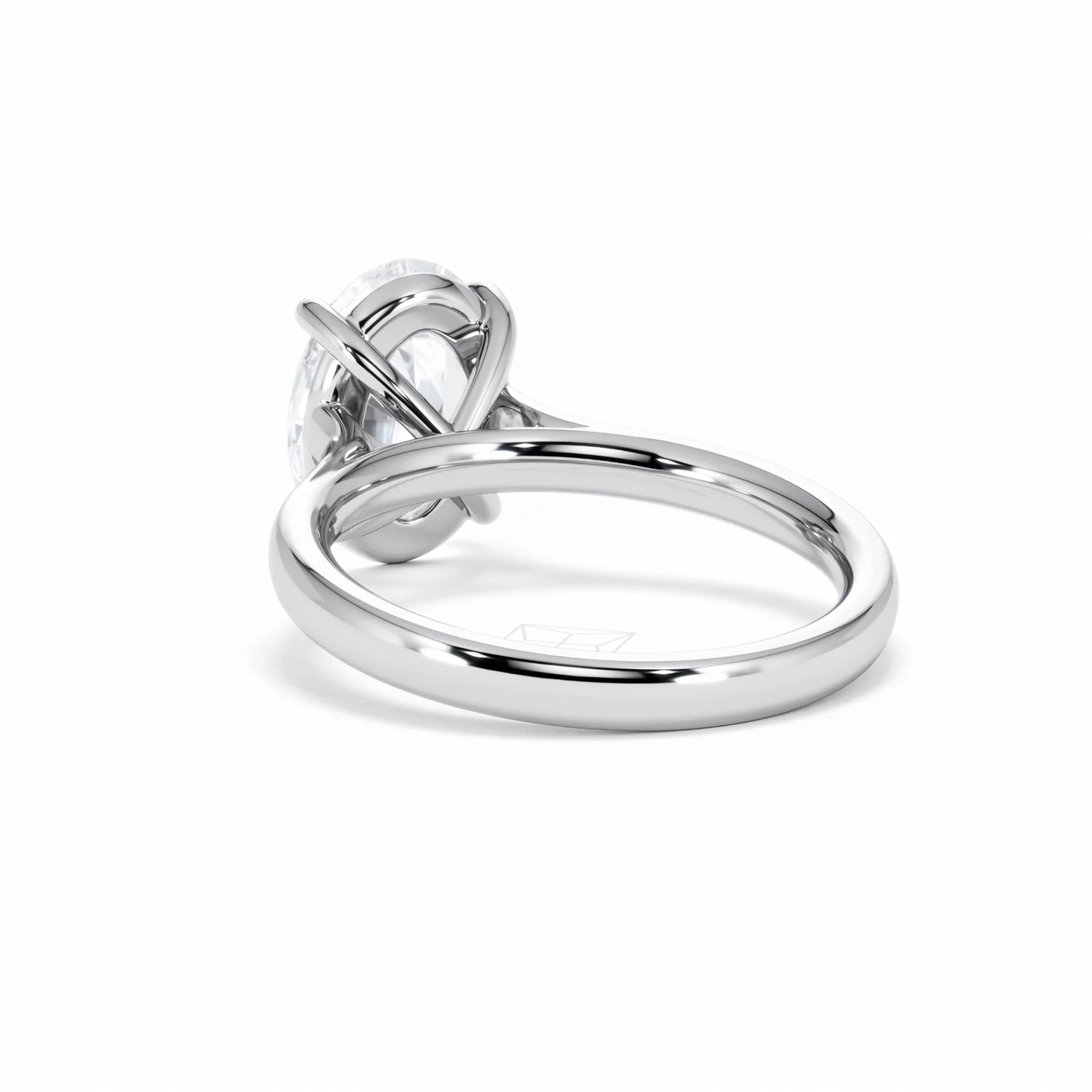 Amora Oval 3.00ct Lab Diamond Engagement Ring G/VS1 Set in Platinum - Image 56