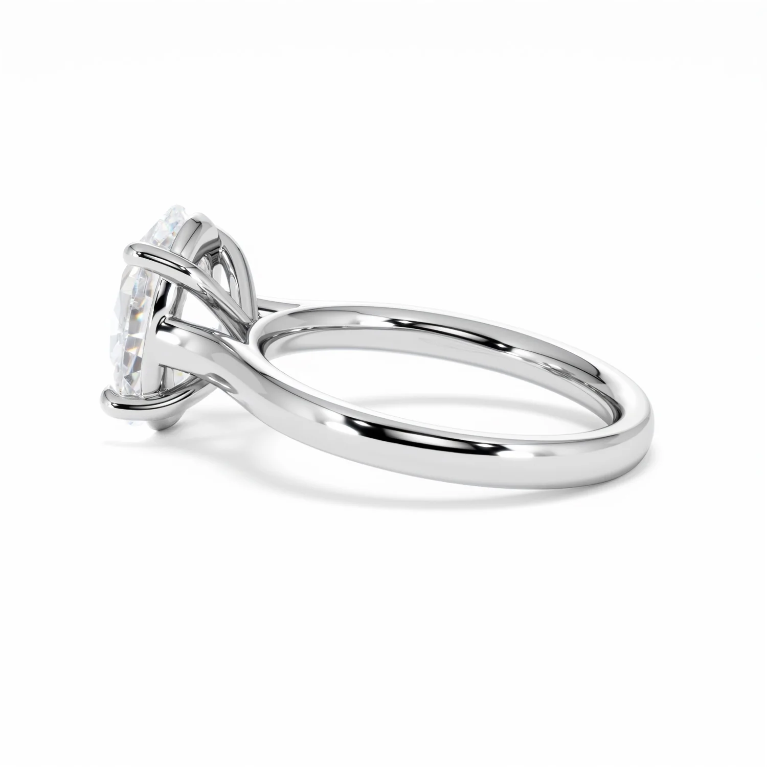 Amora Oval 3.00ct Lab Diamond Engagement Ring G/VS1 Set in Platinum - Image 66