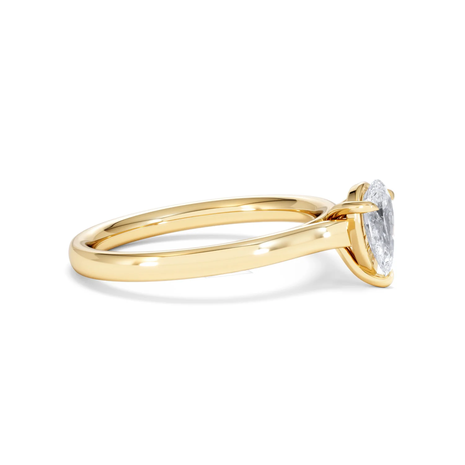 Amora Pear 0.50ct Lab Diamond Engagement Ring F/VS Set in 18K Gold - Image 23