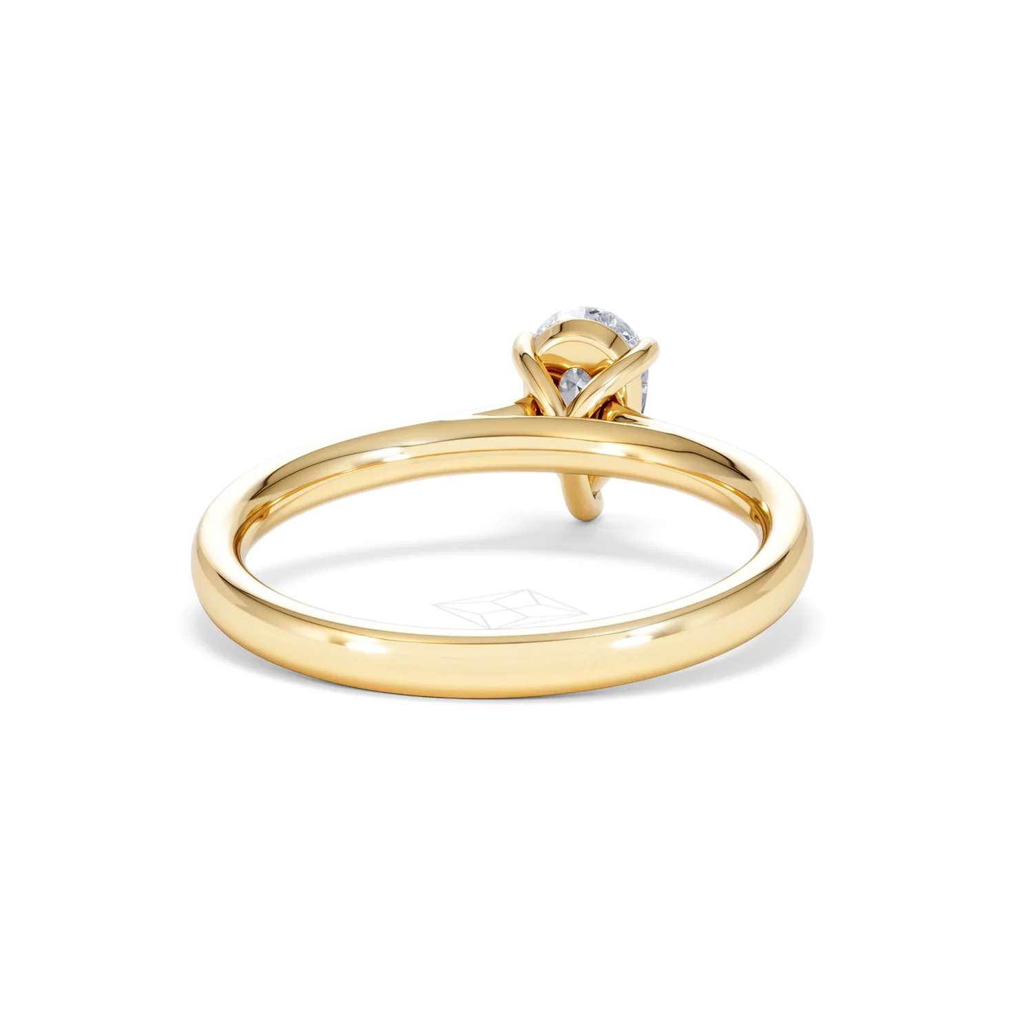 Amora Pear 0.50ct Lab Diamond Engagement Ring F/VS Set in 18K Gold - Image 45