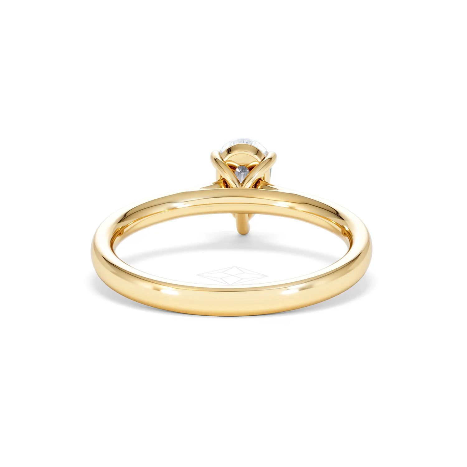 Amora Pear 0.50ct Lab Diamond Engagement Ring F/VS Set in 18K Gold - Image 47