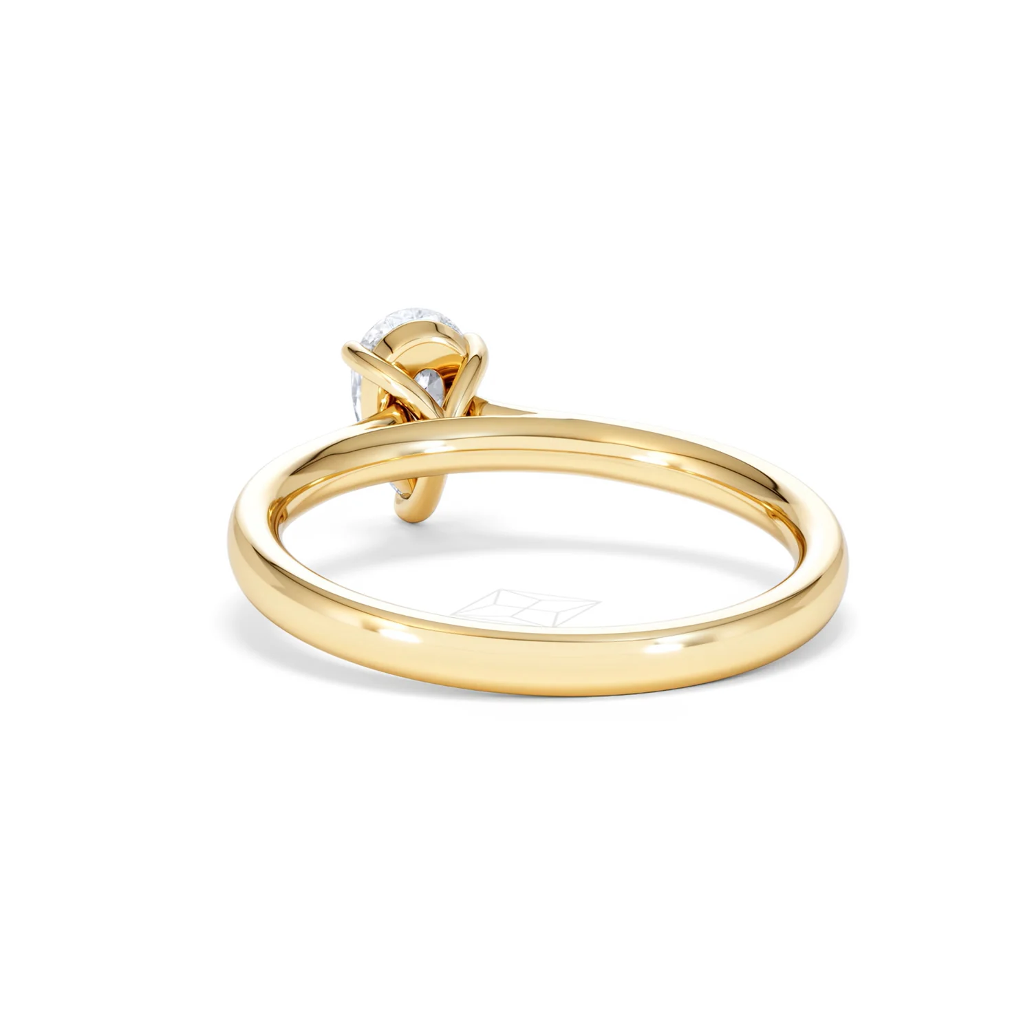 Amora Pear 0.50ct Lab Diamond Engagement Ring F/VS Set in 18K Gold - Image 52