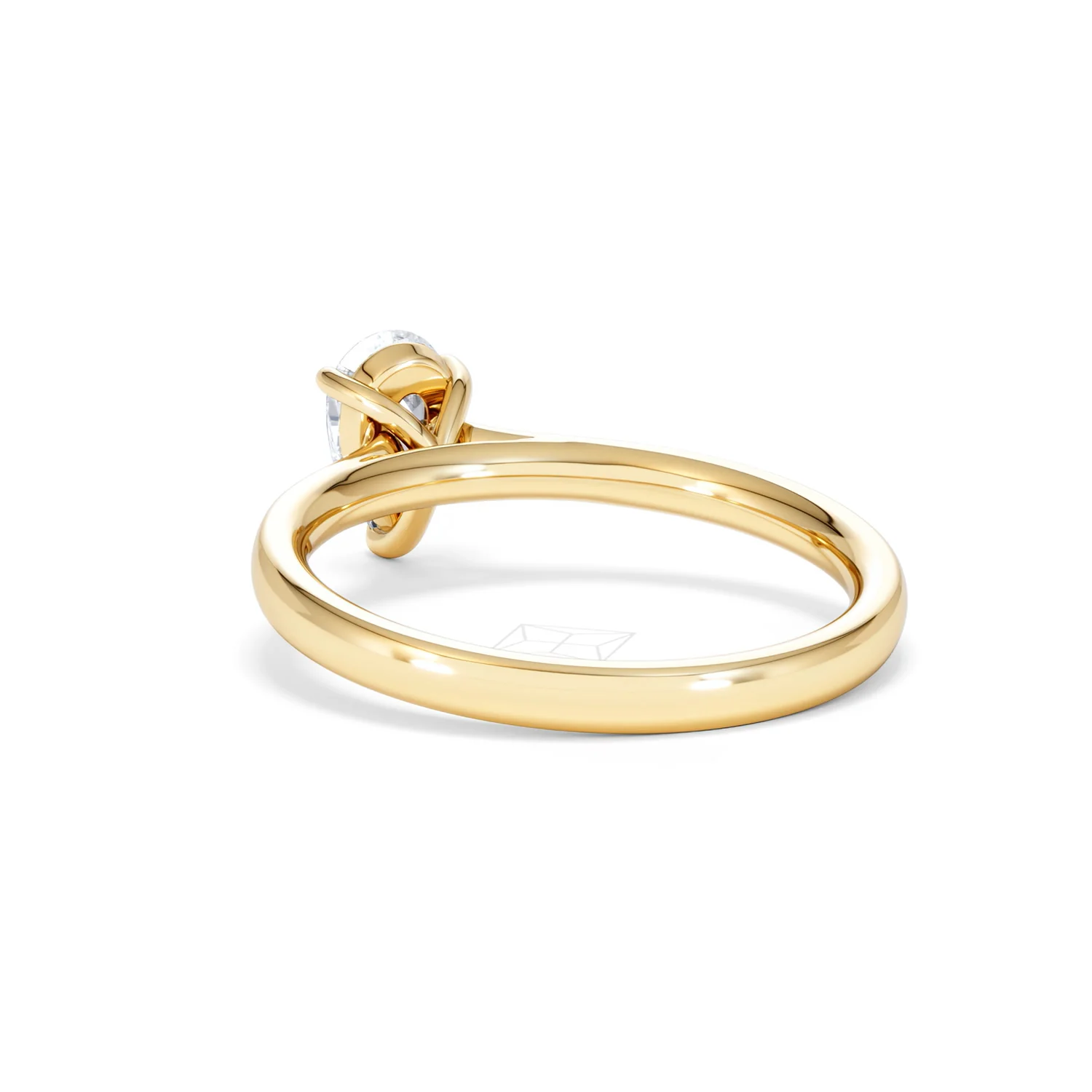 Amora Pear 0.50ct Lab Diamond Engagement Ring F/VS Set in 18K Gold - Image 54