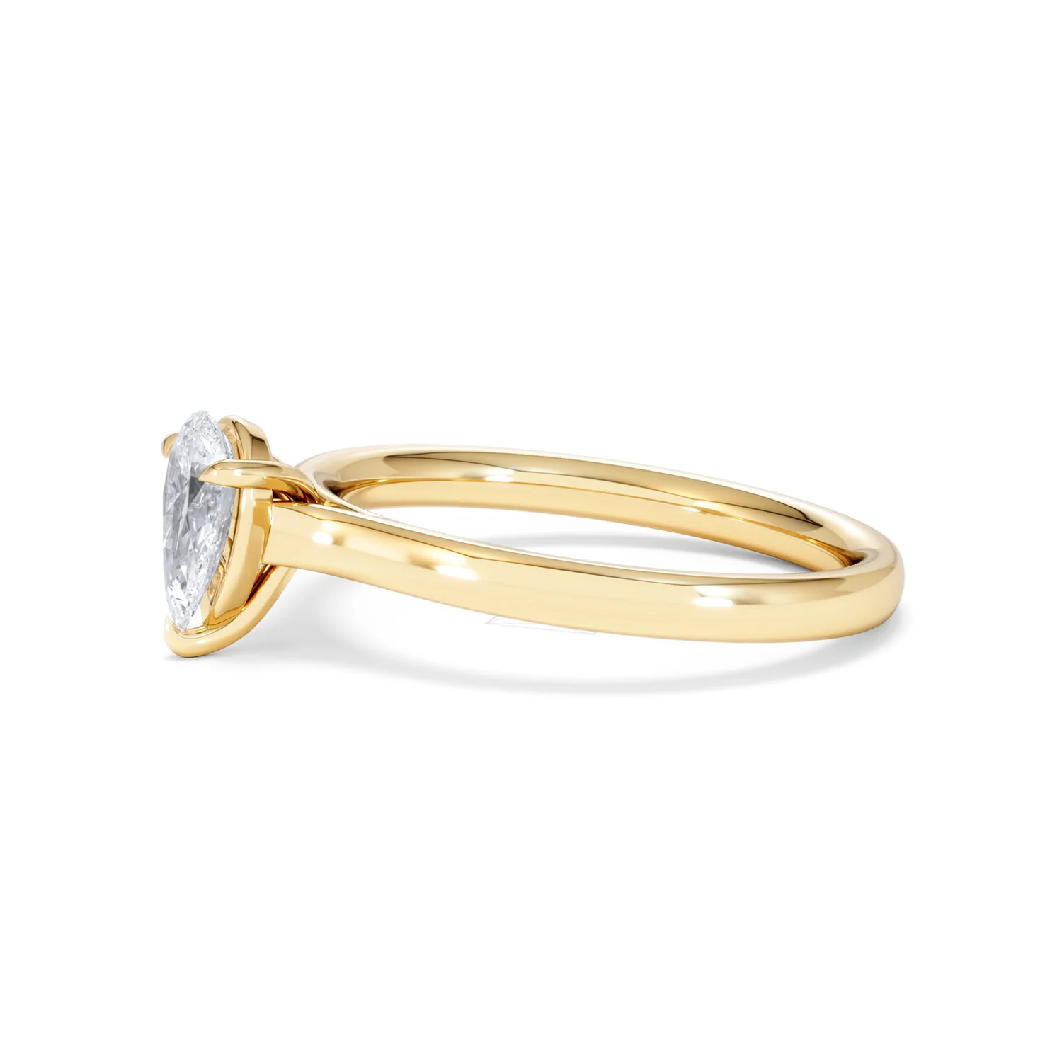 Amora Pear 0.50ct Lab Diamond Engagement Ring F/VS Set in 18K Gold - Image 73