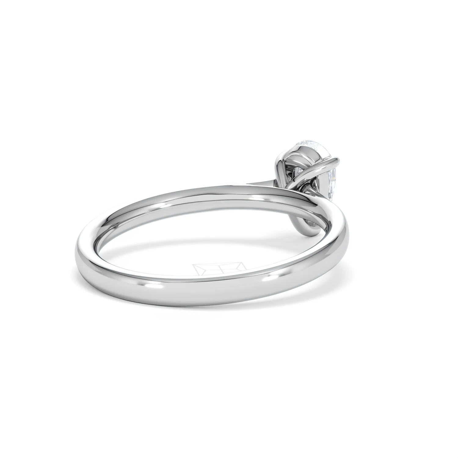 Amora Pear 0.50ct Lab Diamond Engagement Ring F/VS Set in 18K White Gold - Image 40